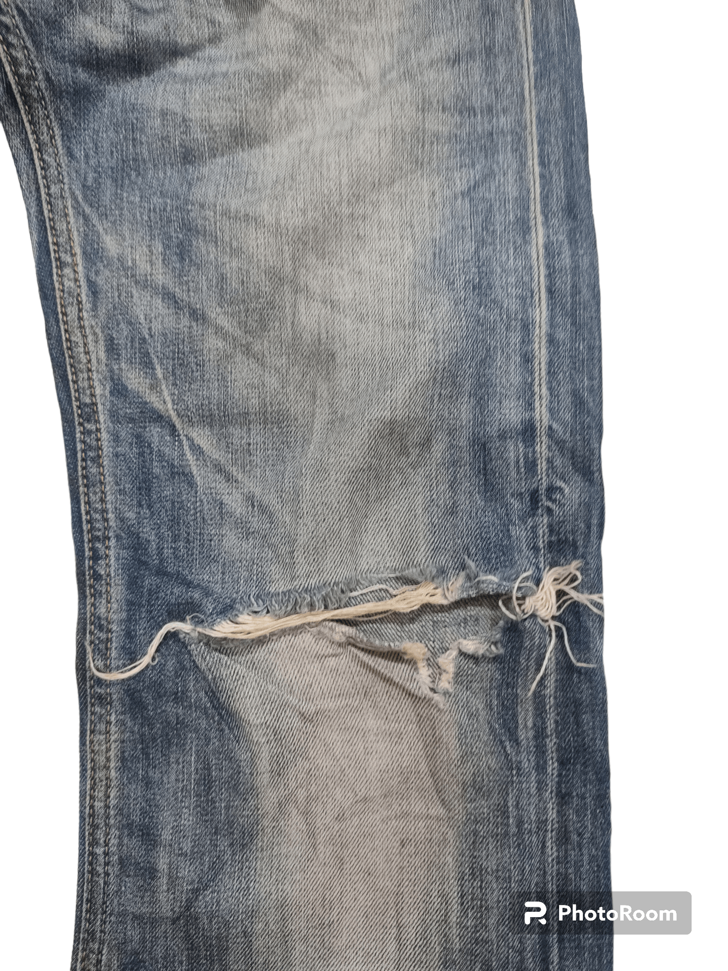 Diesel Hot!!!🔥Diesel Viker Distressed Denim Size US 27 - 6 Thumbnail