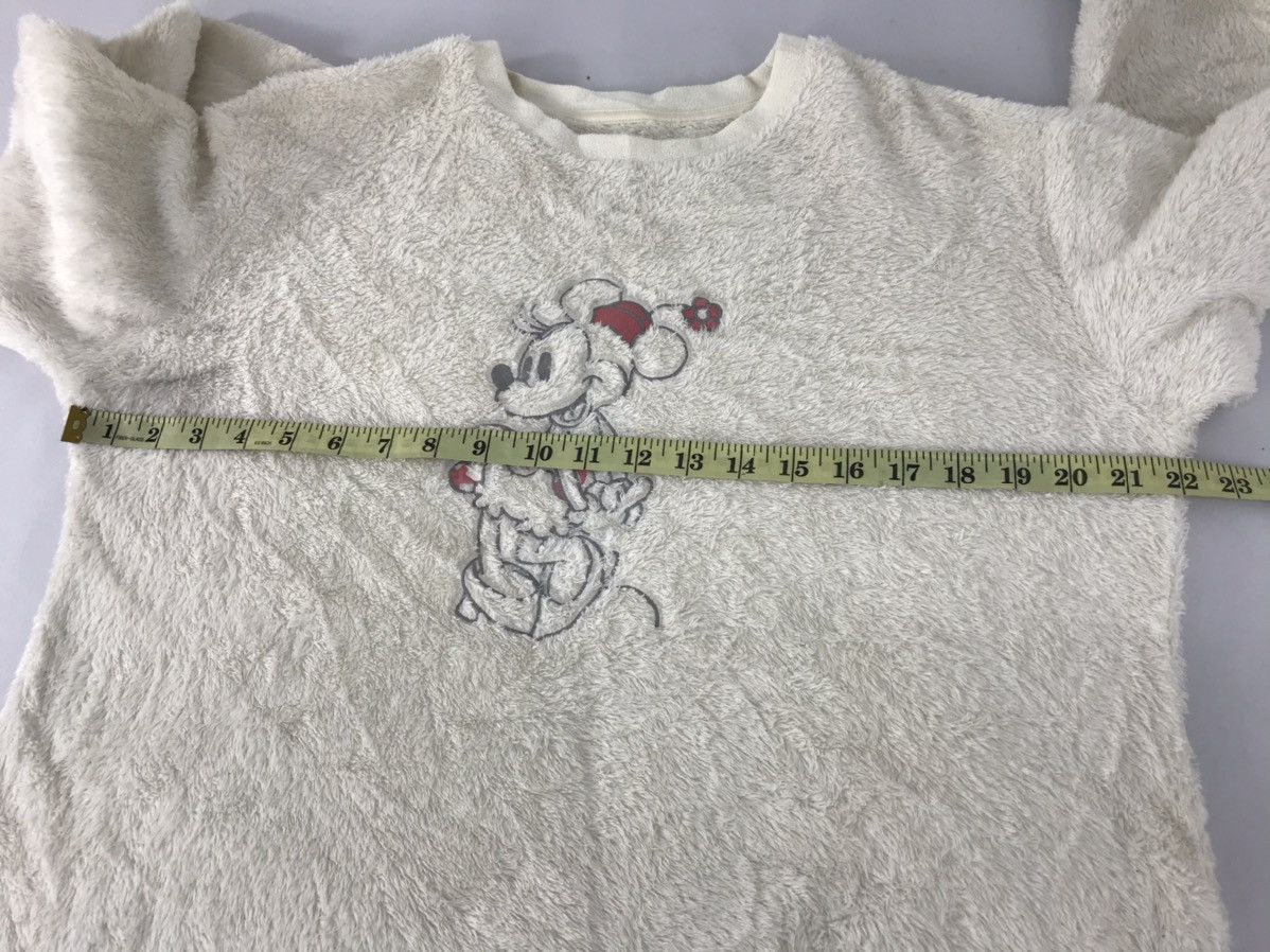 Disney × Mickey Mouse × Vintage Vintage Minnie Mouse Wool Fleece Sweatshirt Embroidery Logo Size US L / EU 52-54 / 3 - 6 Thumbnail