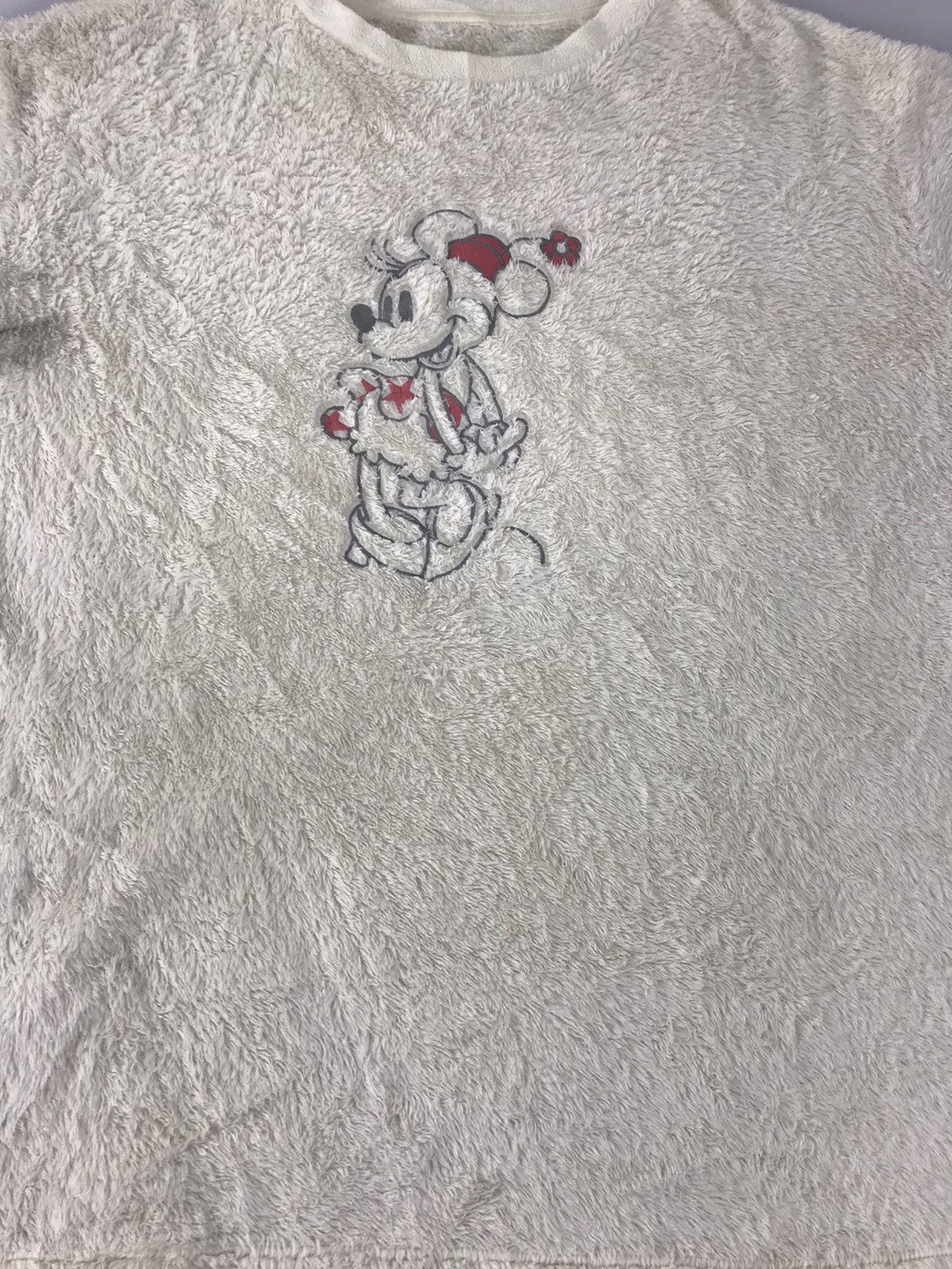 Disney × Mickey Mouse × Vintage Vintage Minnie Mouse Wool Fleece Sweatshirt Embroidery Logo Size US L / EU 52-54 / 3 - 3 Thumbnail