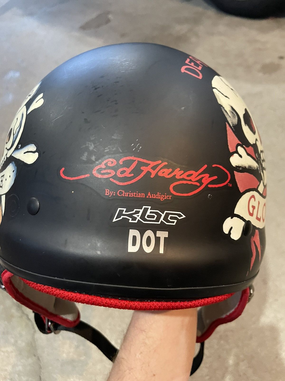 Christian Audigier × Ed Hardy Ed Hardy Motorcycle Helmet Size ONE SIZE - 5 Thumbnail