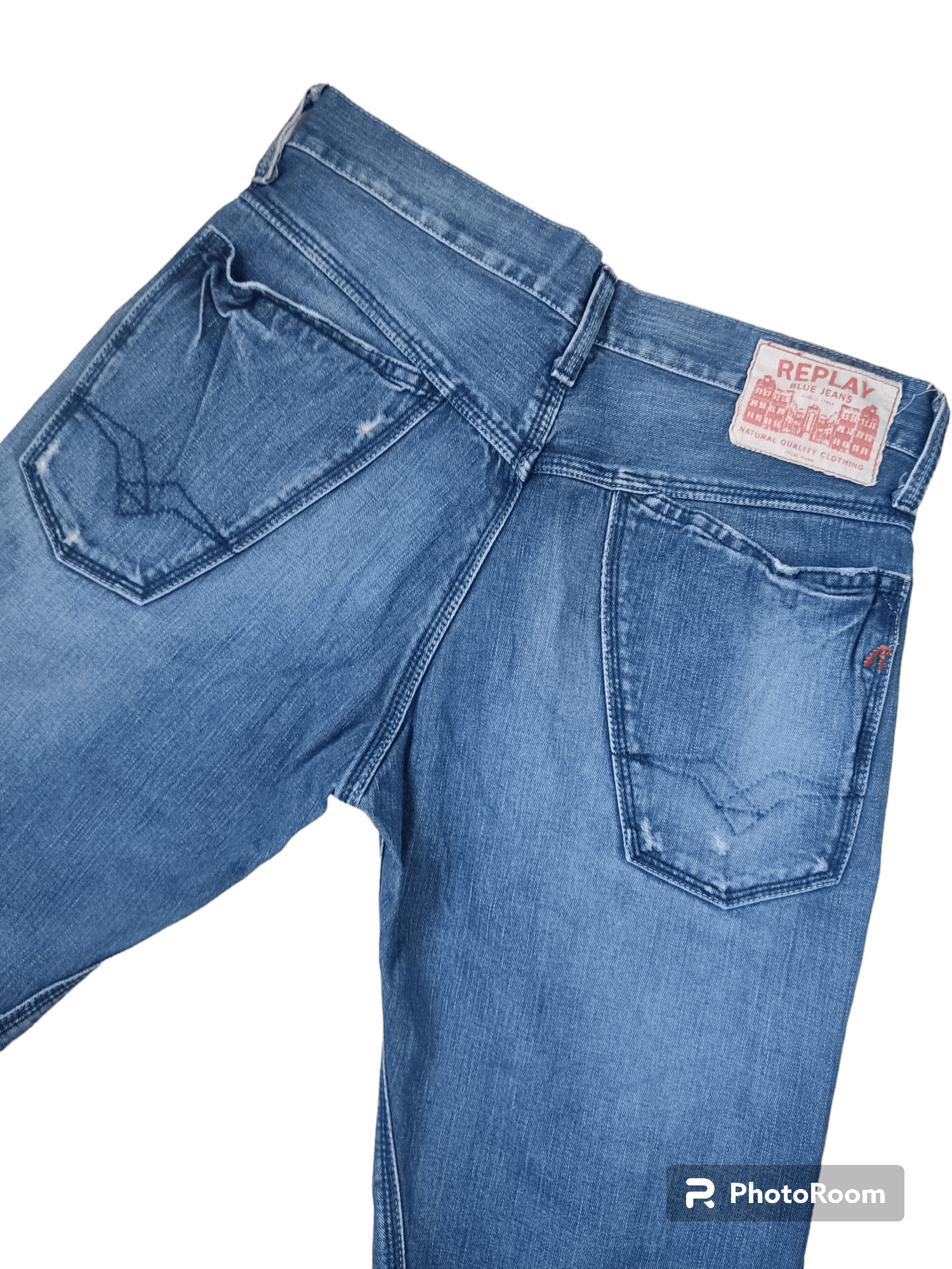 Replay Vintage 90's Replay Wide Leg Jeans Size US 29 - 5 Thumbnail