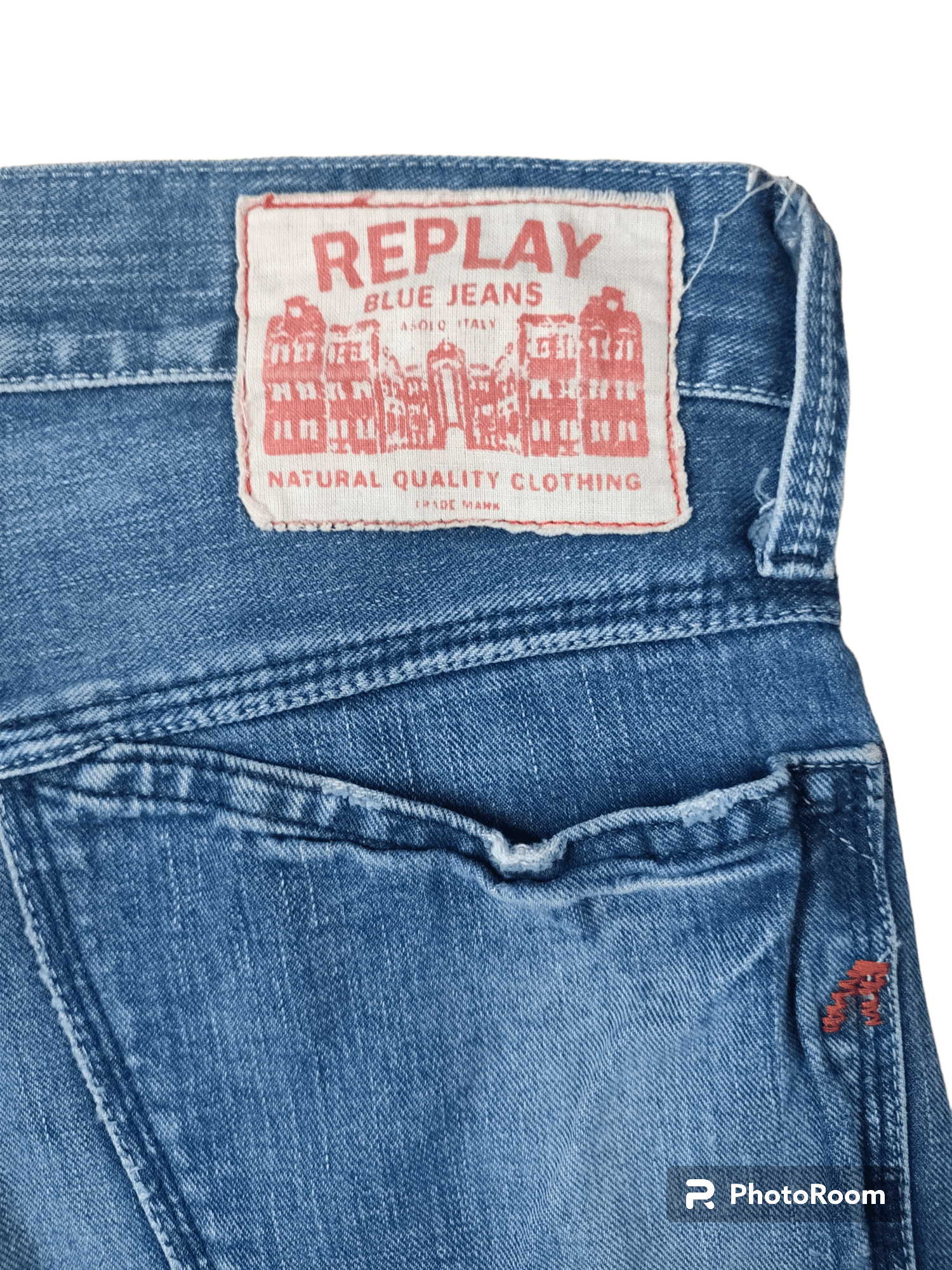 Replay Vintage 90's Replay Wide Leg Jeans Size US 29 - 8 Thumbnail