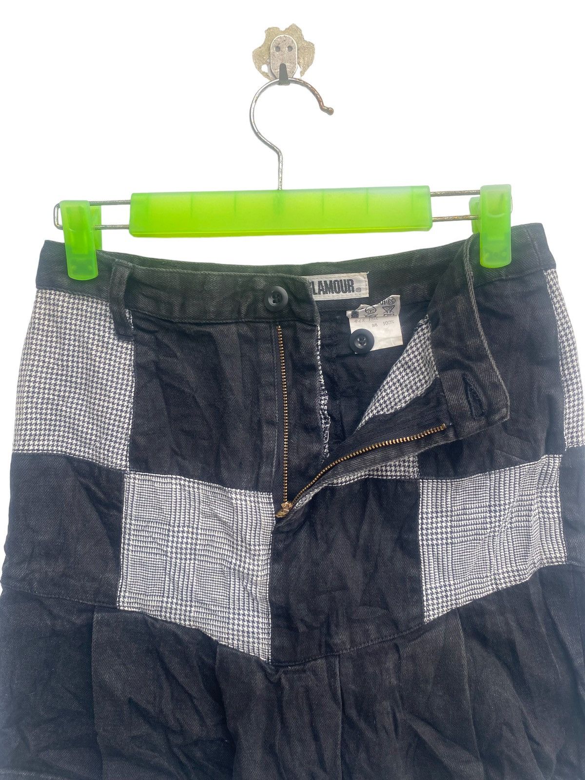 Hysteric Glamour Hysteric Glamour dobby check patchwork denim skirt Size 26" / US 2 / IT 38 - 2 Thumbnail