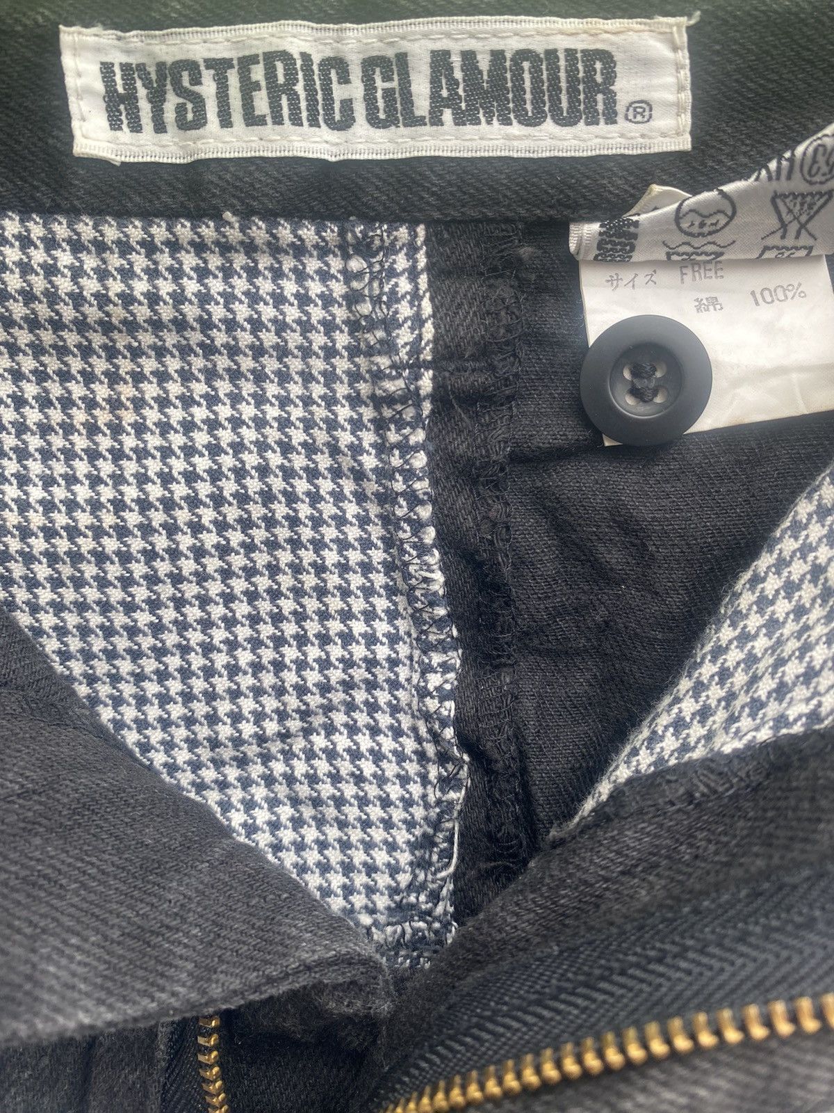 Hysteric Glamour Hysteric Glamour dobby check patchwork denim skirt Size 26" / US 2 / IT 38 - 4 Thumbnail
