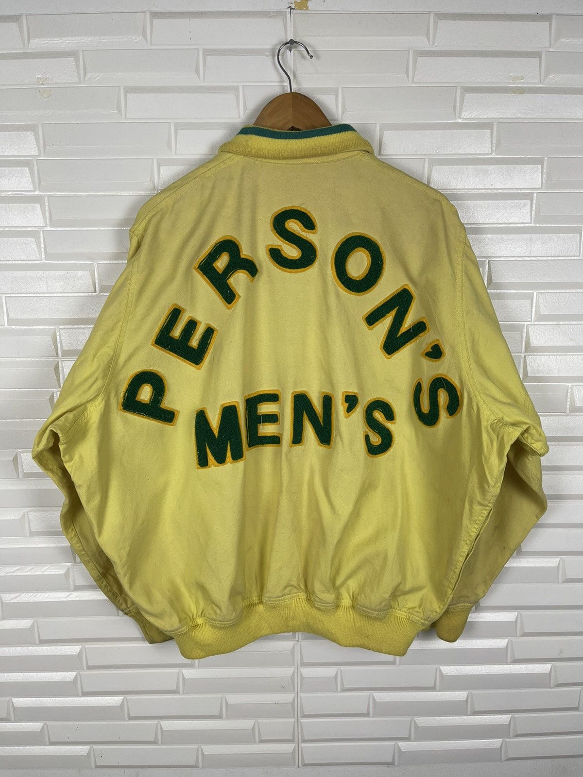 PERSON'S × Vintage 💥Vintage 80’s PERSON’S MEN’S DUCK CANVAS BIGLOGO Size US XL / EU 56 / 4 - 1 Thumbnail