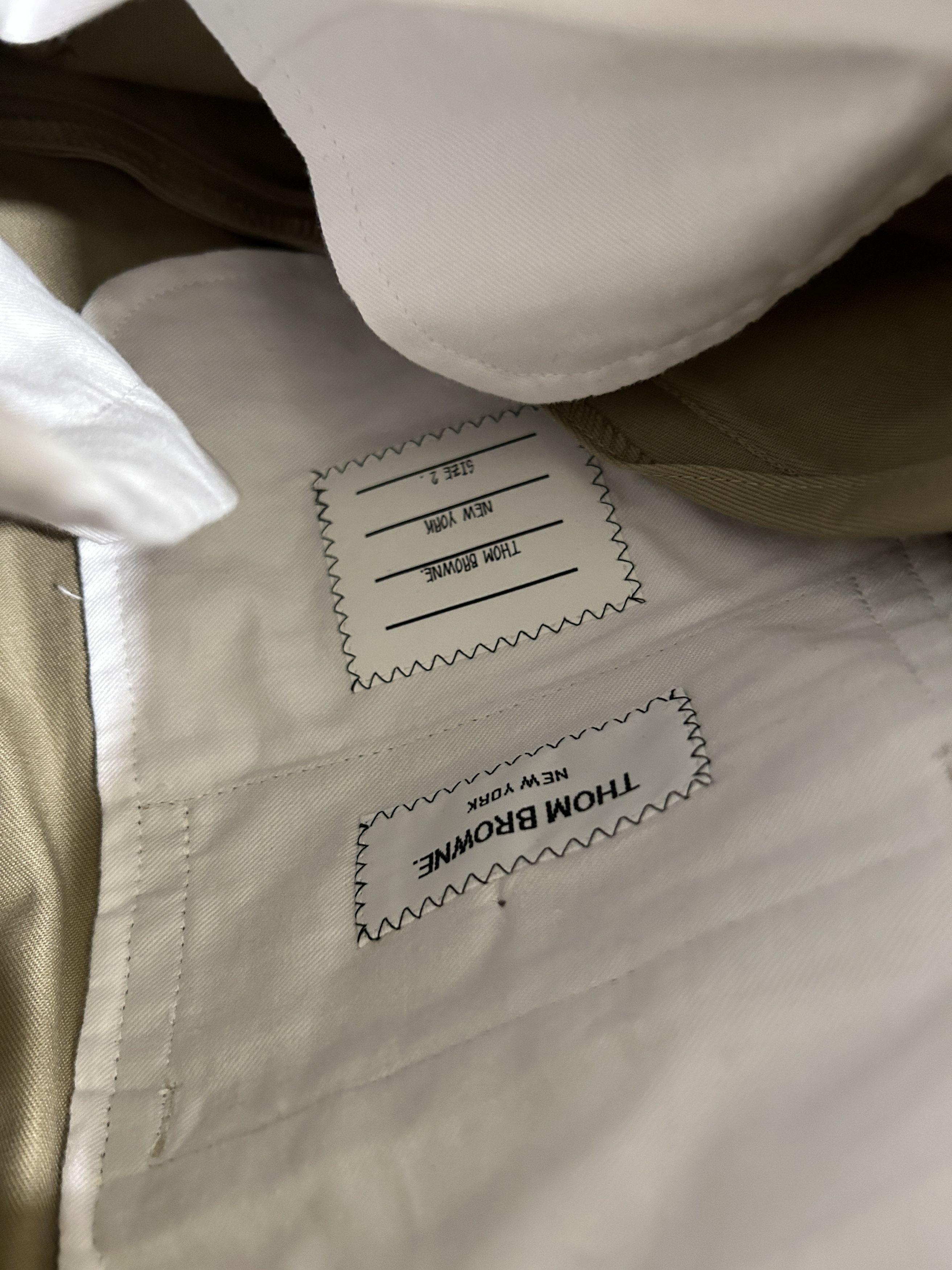 Thom Browne unconstructed belt loop w/ satin stitch floral patches Size US 32 / EU 48 - 7 Thumbnail