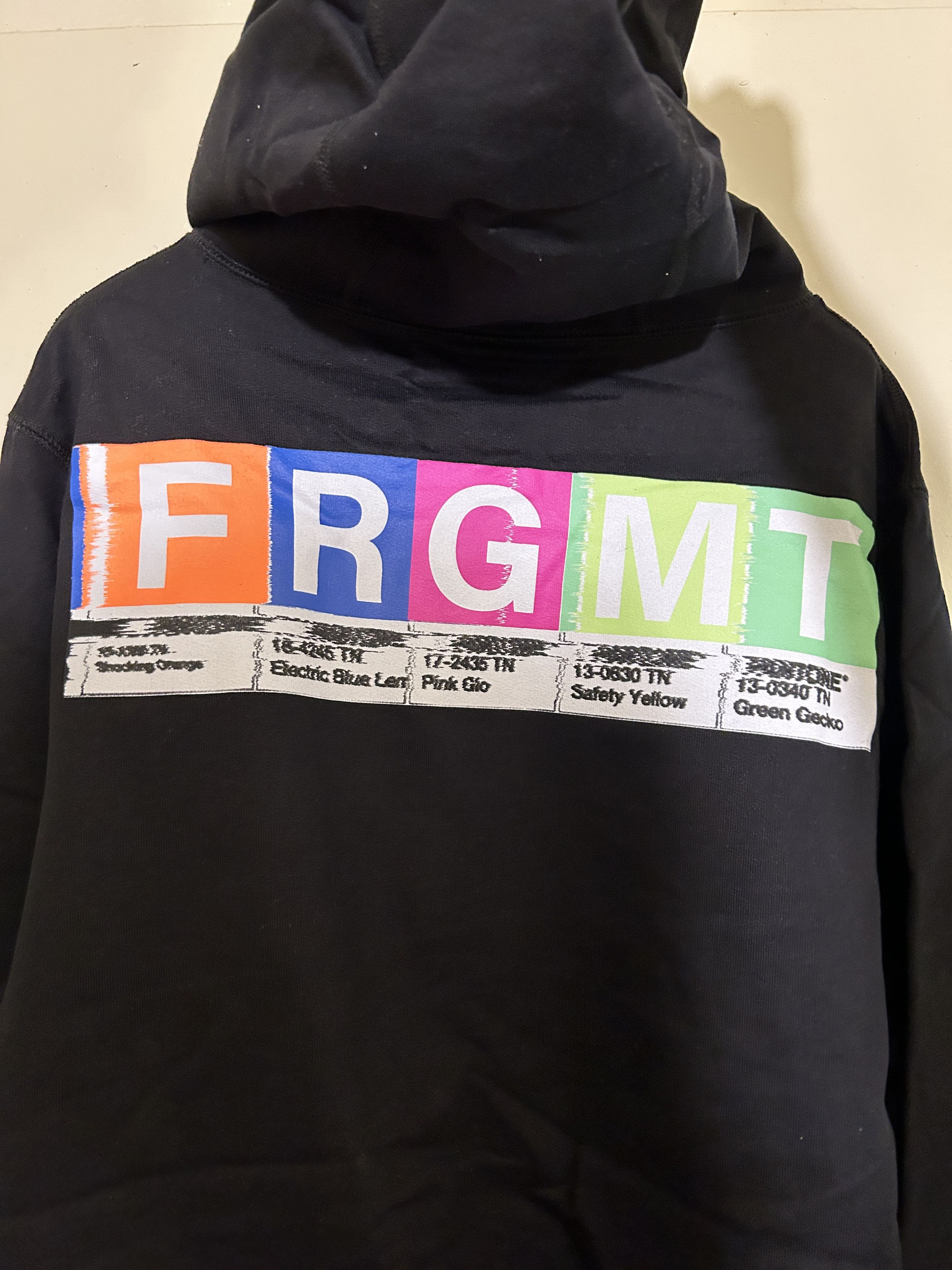 dsm frgmt hoodie black Fluro Rebellion