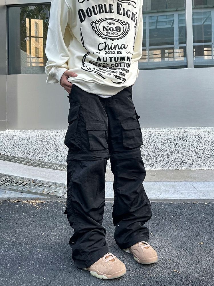 multi pocket utility baggy pants