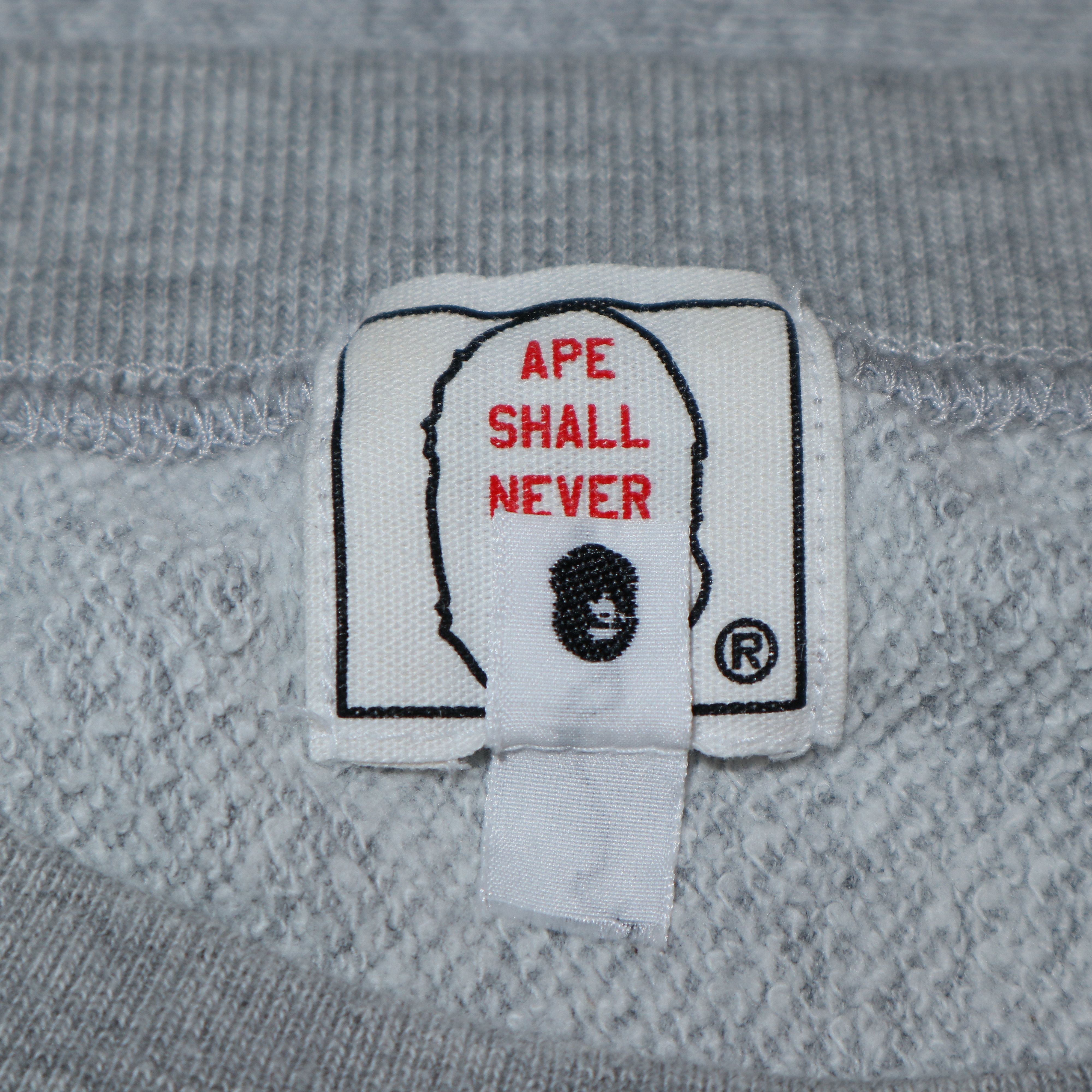 Bape × Swarovski Bape x Swarovski Ape Head Logo Short Sleeve Sweatshirt Size US XL / EU 56 / 4 - 4 Thumbnail