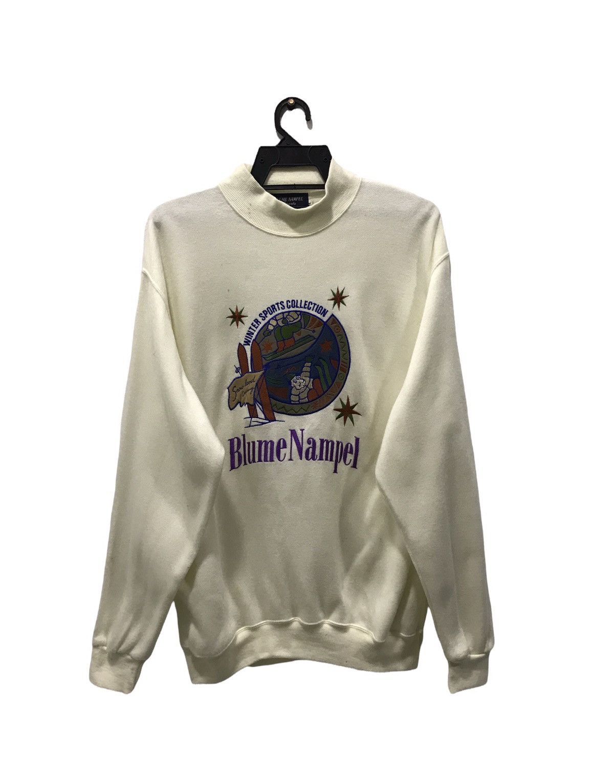 image of Designer Blume Nampel Sports Sweatshirt in Beige, Men's (Size Medium)