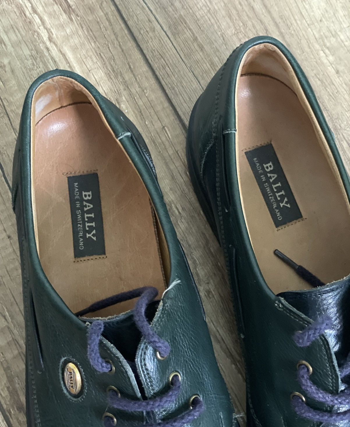 Bally Bally Low Top Leather Loafers Shoes Size US 9 / EU 42 - 7 Thumbnail