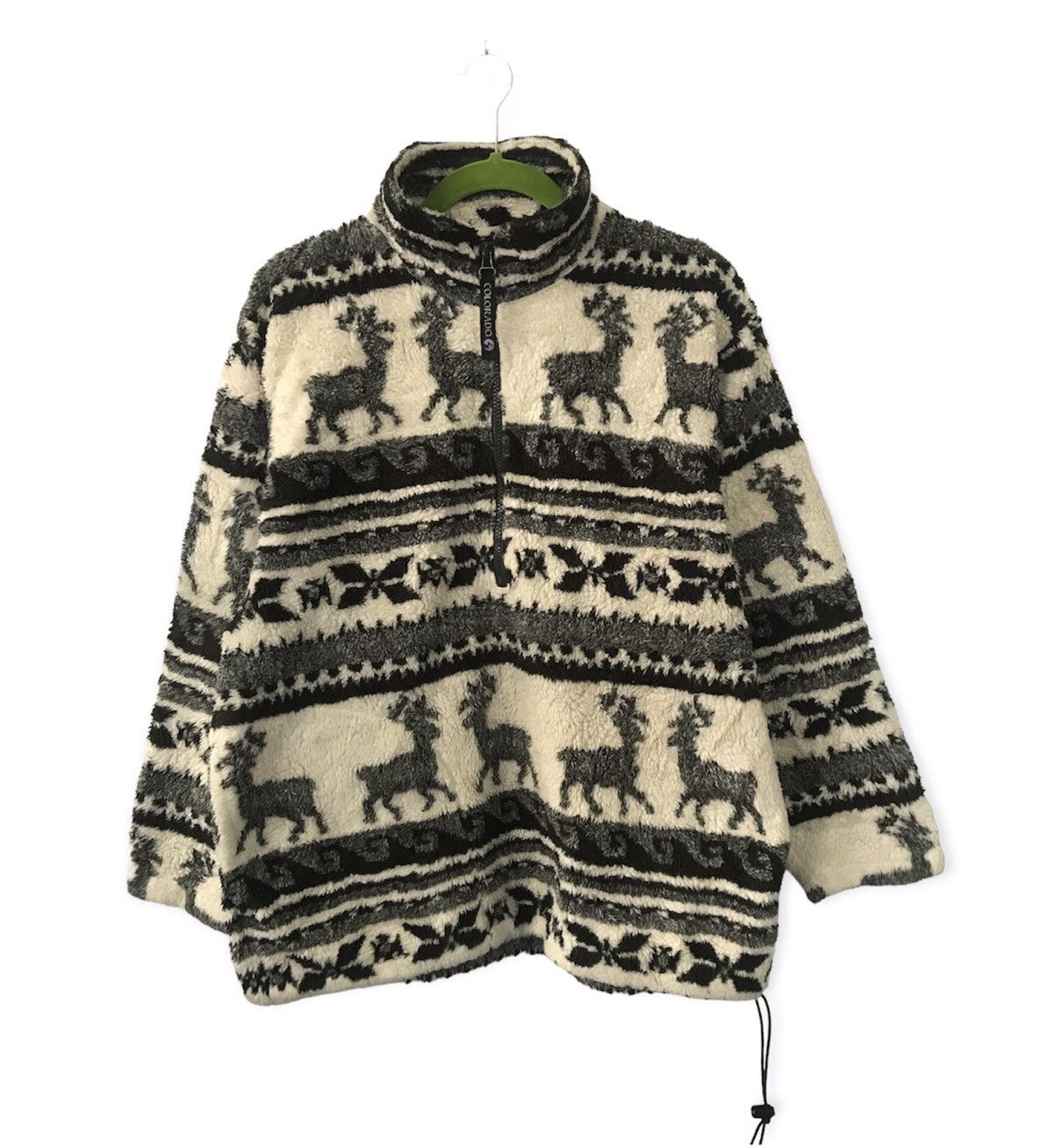 image of Colorado Trading Co x Vintage Colorado Winter Classic Fleece Sweater, Men's (Size Large)
