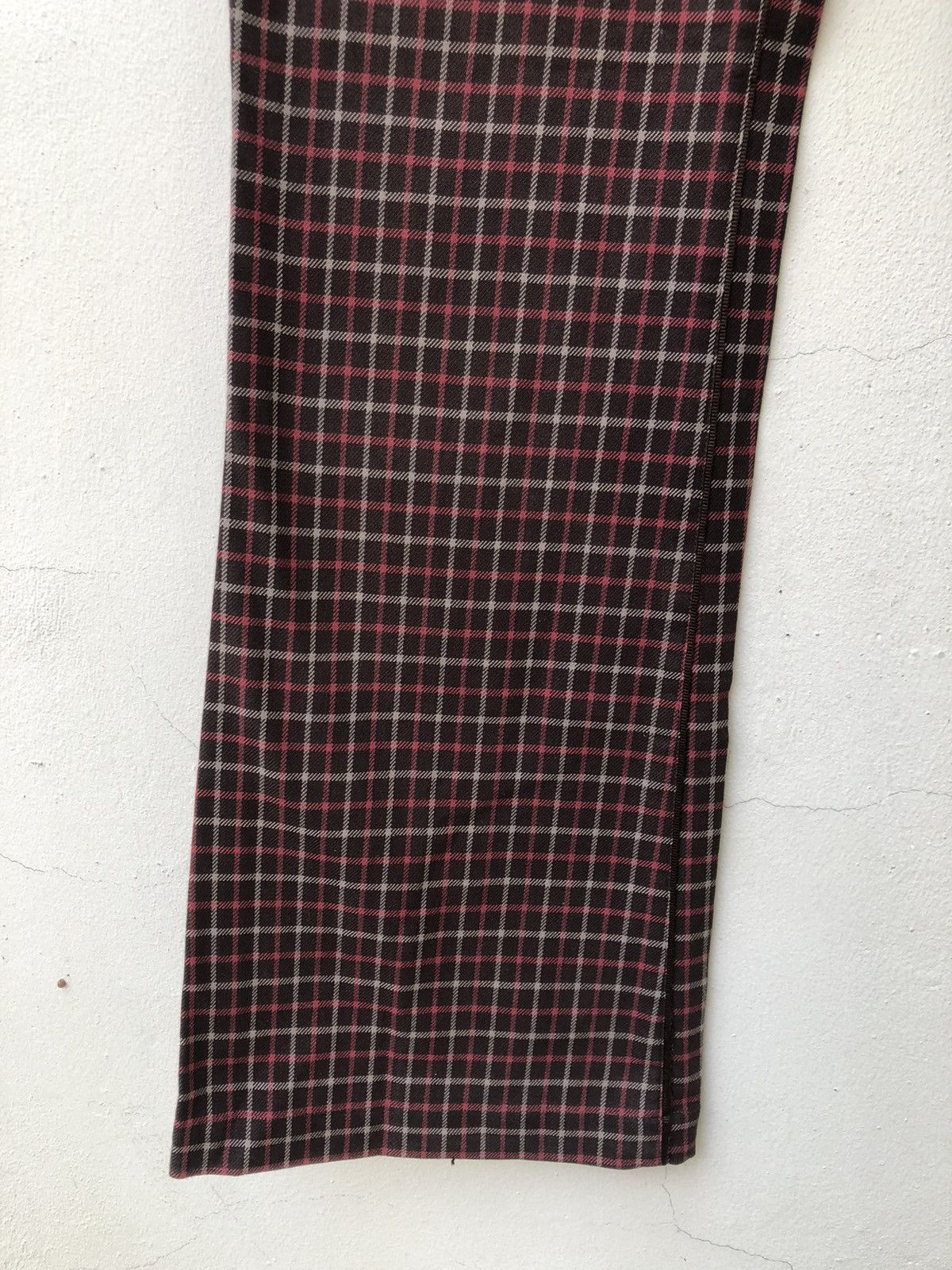 Vintage Vintage SENSITIVE CLOTHES SUPPLIER Japan Check Flare Pant Size US 30 / EU 46 - 10 Thumbnail