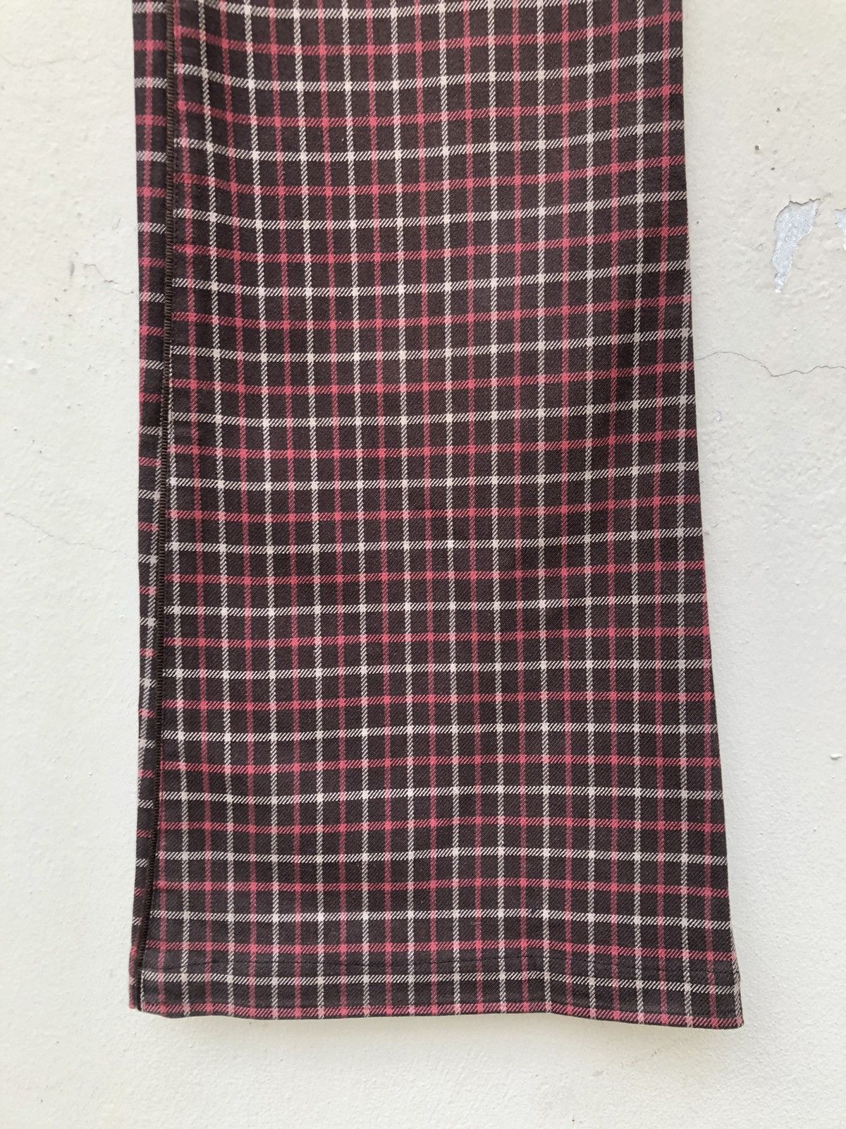 Vintage Vintage SENSITIVE CLOTHES SUPPLIER Japan Check Flare Pant Size US 30 / EU 46 - 15 Thumbnail