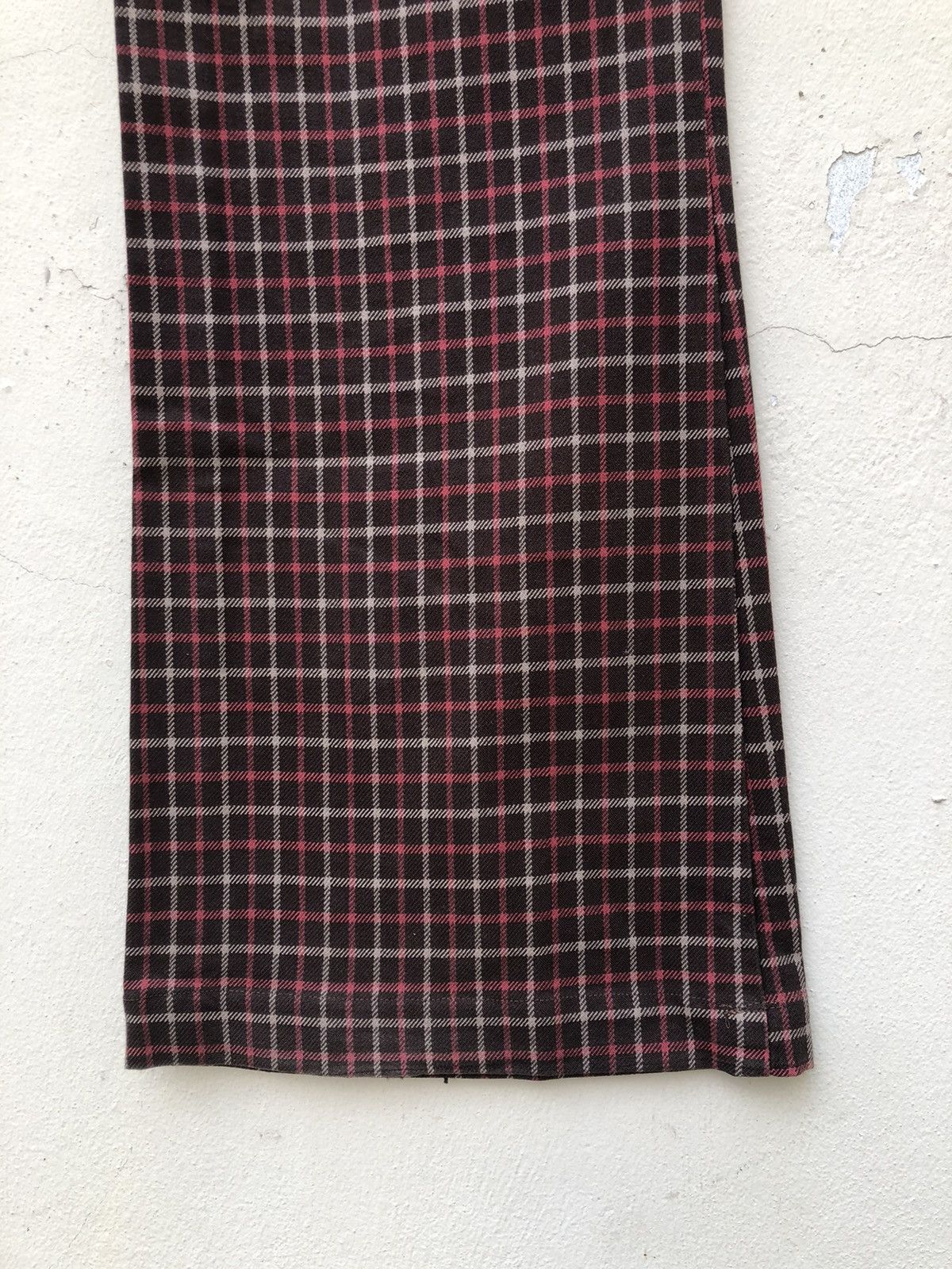 Vintage Vintage SENSITIVE CLOTHES SUPPLIER Japan Check Flare Pant Size US 30 / EU 46 - 23 Thumbnail