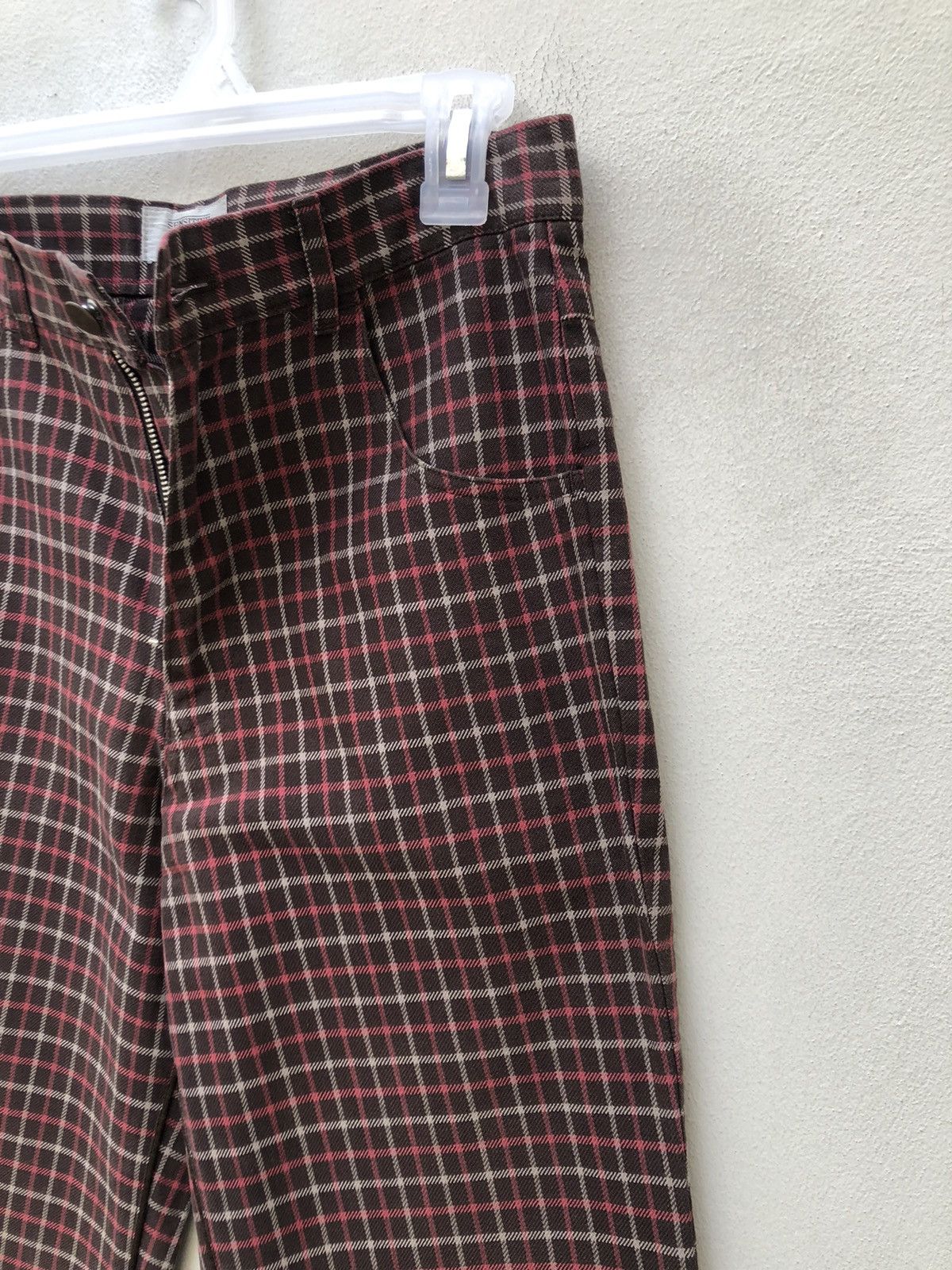 Vintage Vintage SENSITIVE CLOTHES SUPPLIER Japan Check Flare Pant Size US 30 / EU 46 - 13 Thumbnail
