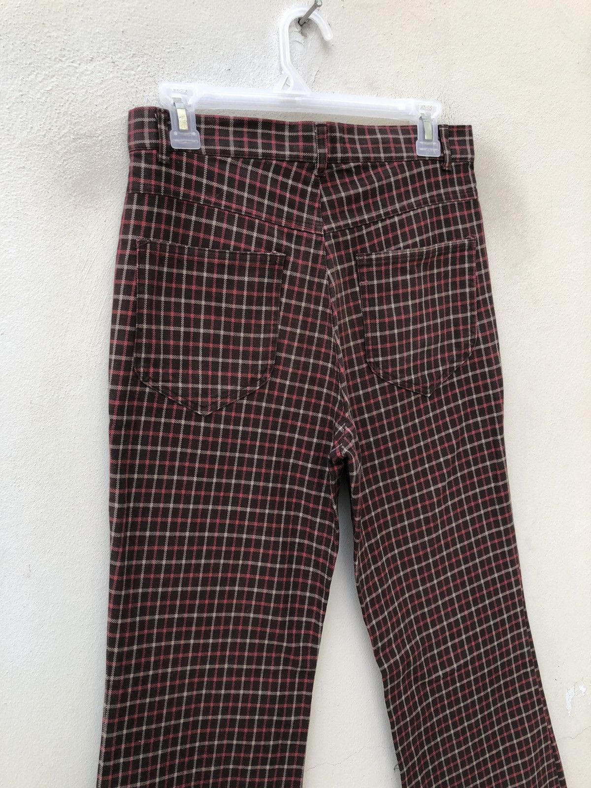Vintage Vintage SENSITIVE CLOTHES SUPPLIER Japan Check Flare Pant Size US 30 / EU 46 - 19 Thumbnail