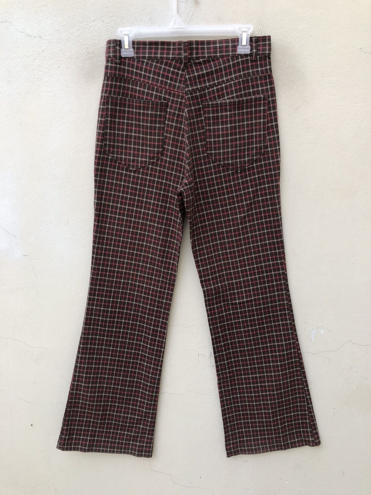 Vintage Vintage SENSITIVE CLOTHES SUPPLIER Japan Check Flare Pant Size US 30 / EU 46 - 18 Thumbnail