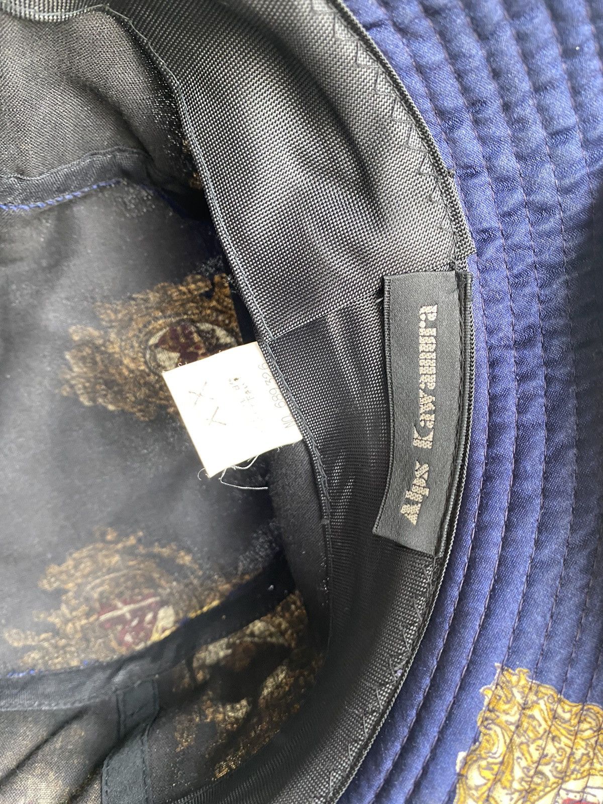 Vintage VTG Alps Kawamura Inspired by Versace Silk Bucket Hat Size ONE SIZE - 6 Thumbnail