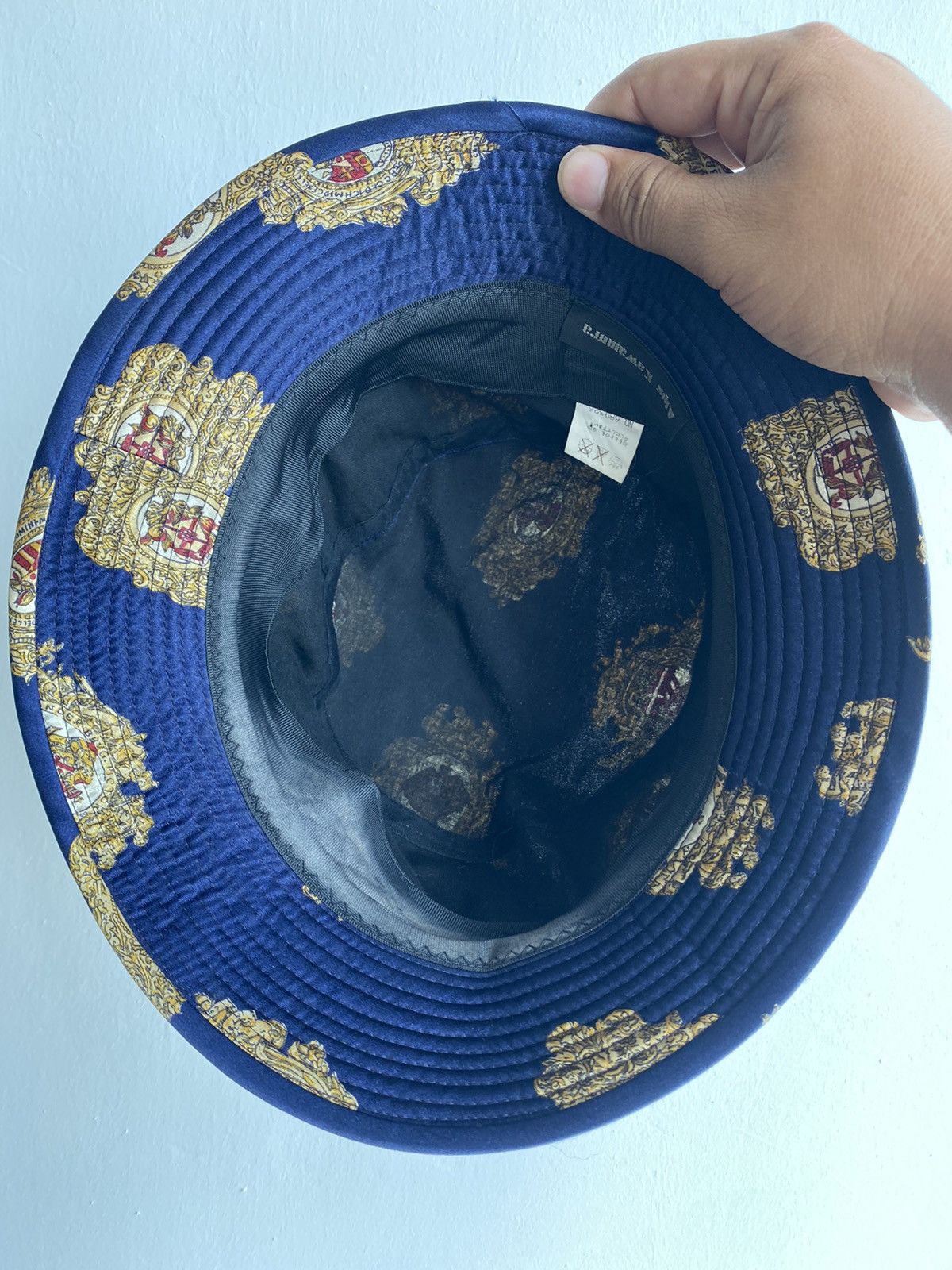 Vintage VTG Alps Kawamura Inspired by Versace Silk Bucket Hat Size ONE SIZE - 5 Thumbnail