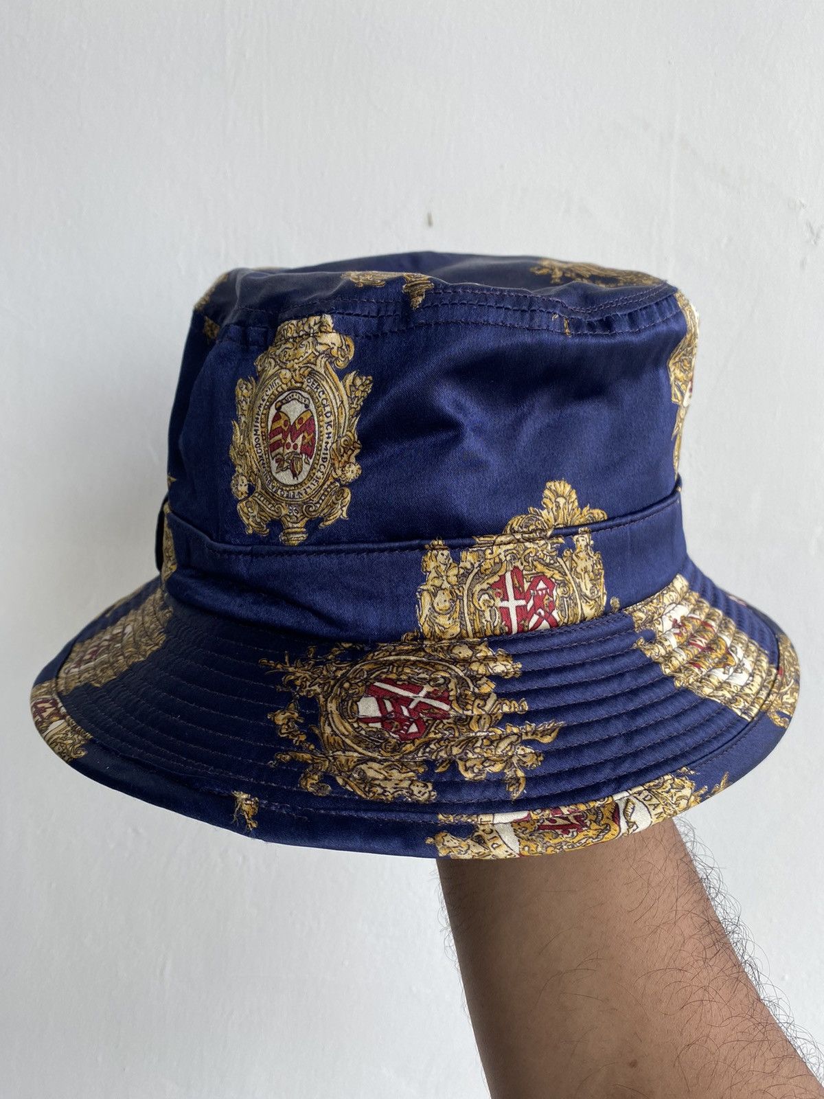 Vintage VTG Alps Kawamura Inspired by Versace Silk Bucket Hat Size ONE SIZE - 3 Thumbnail