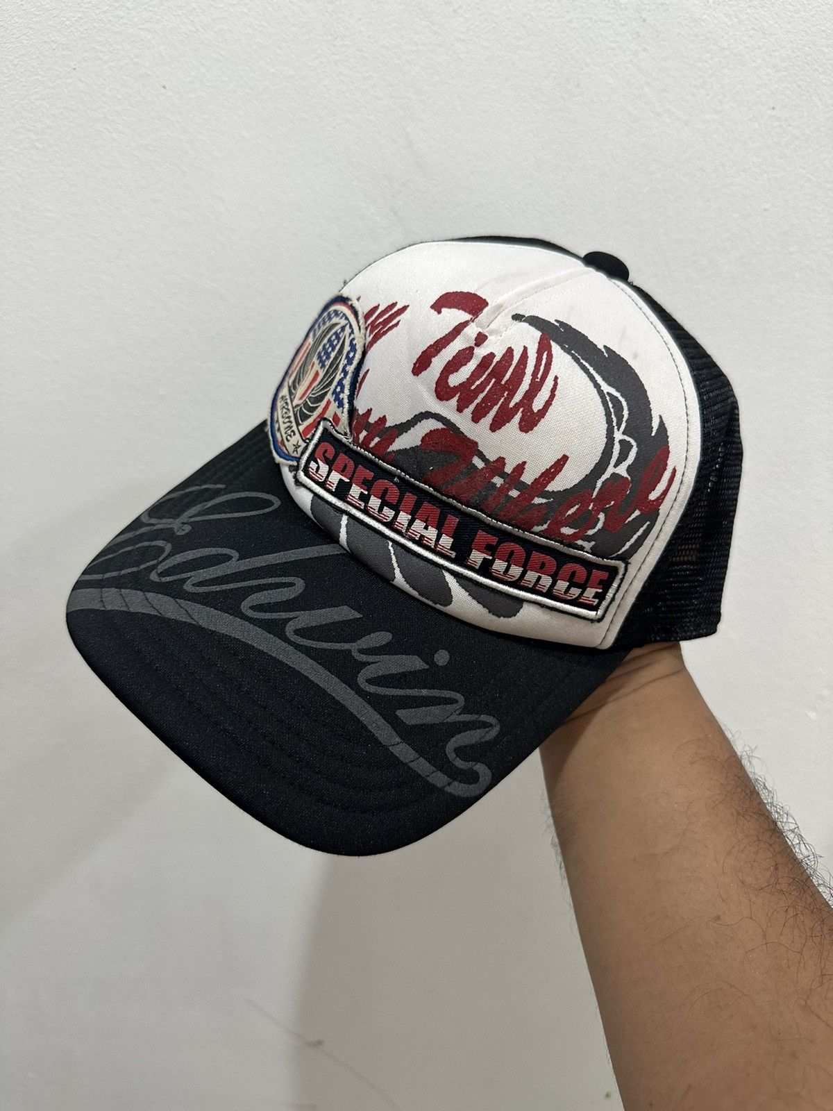 Edwin Edwin AIR BORNE Full Print Trucker Hat Size ONE SIZE - 1 Thumbnail