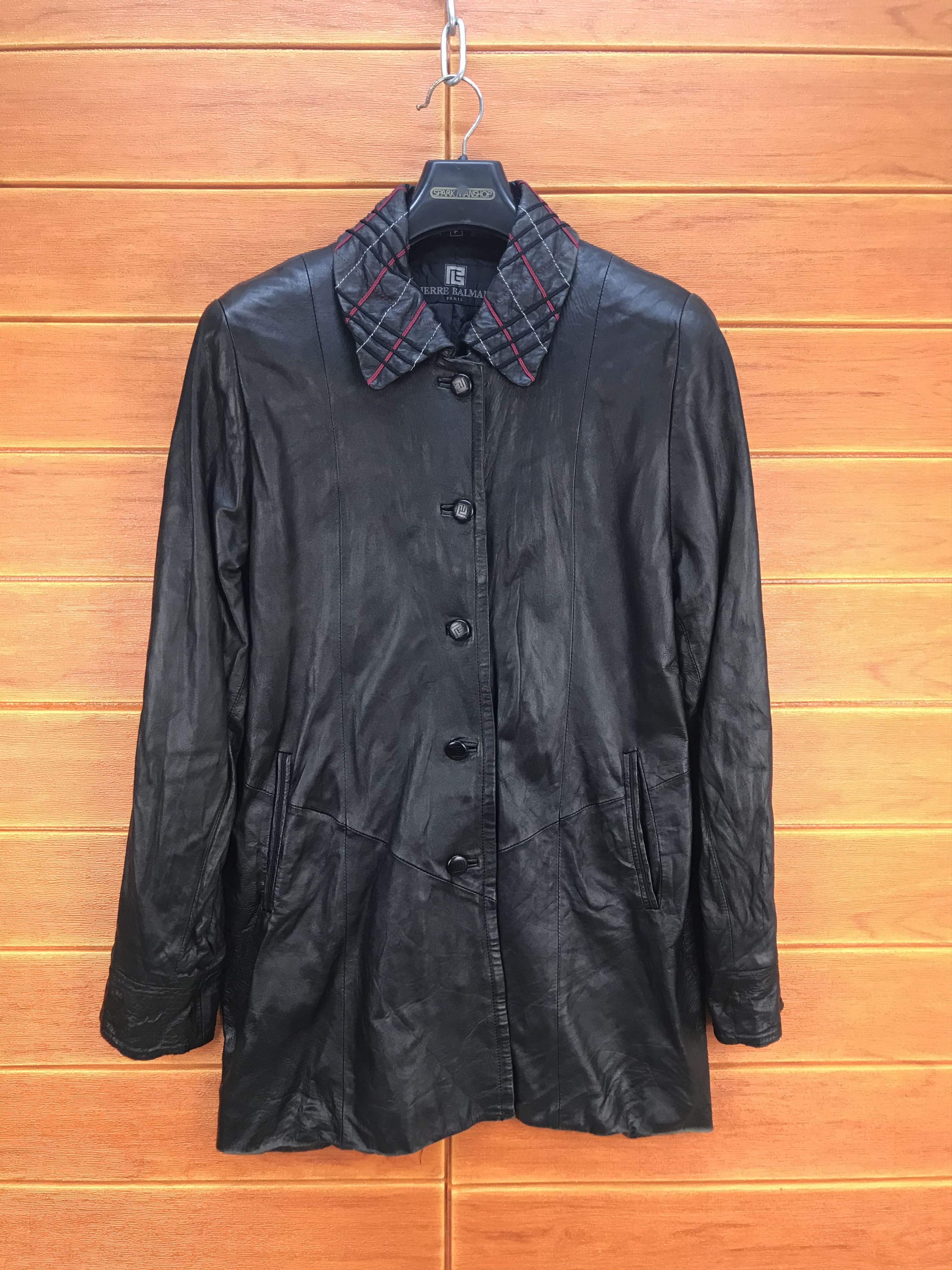 Pierre Balmain PIERRE BALMAIN PARIS Leather Jacket Size US L / EU 52-54 / 3 - 2 Thumbnail