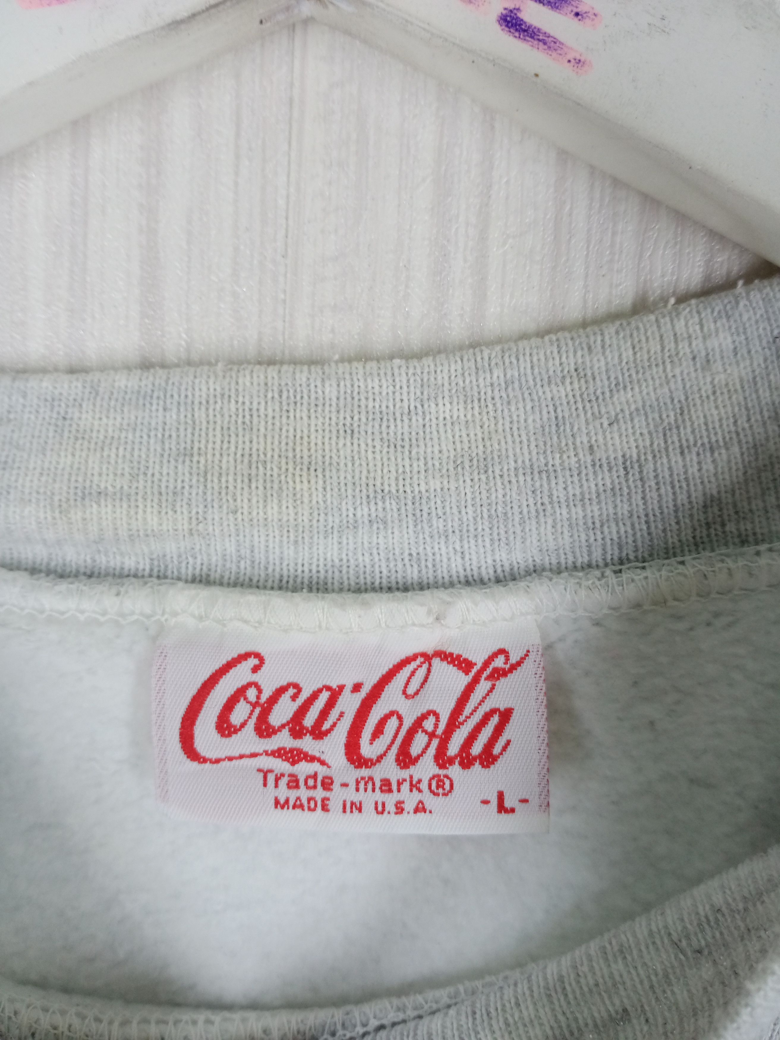 Coca Cola Vintage 1993 Coca Cola Santa Clause Sweatshirt Size US L / EU 52-54 / 3 - 6 Thumbnail