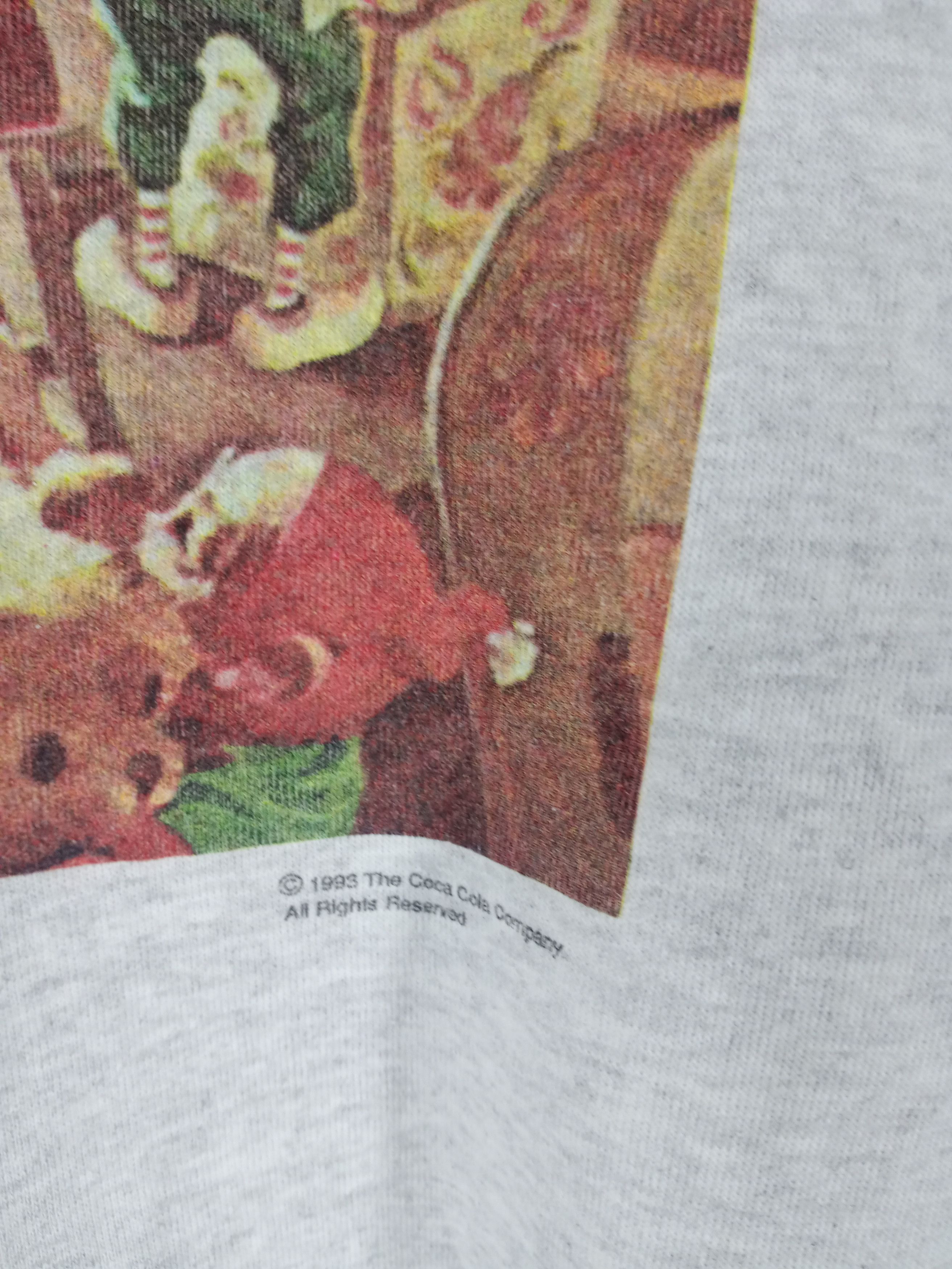 Coca Cola Vintage 1993 Coca Cola Santa Clause Sweatshirt Size US L / EU 52-54 / 3 - 5 Thumbnail