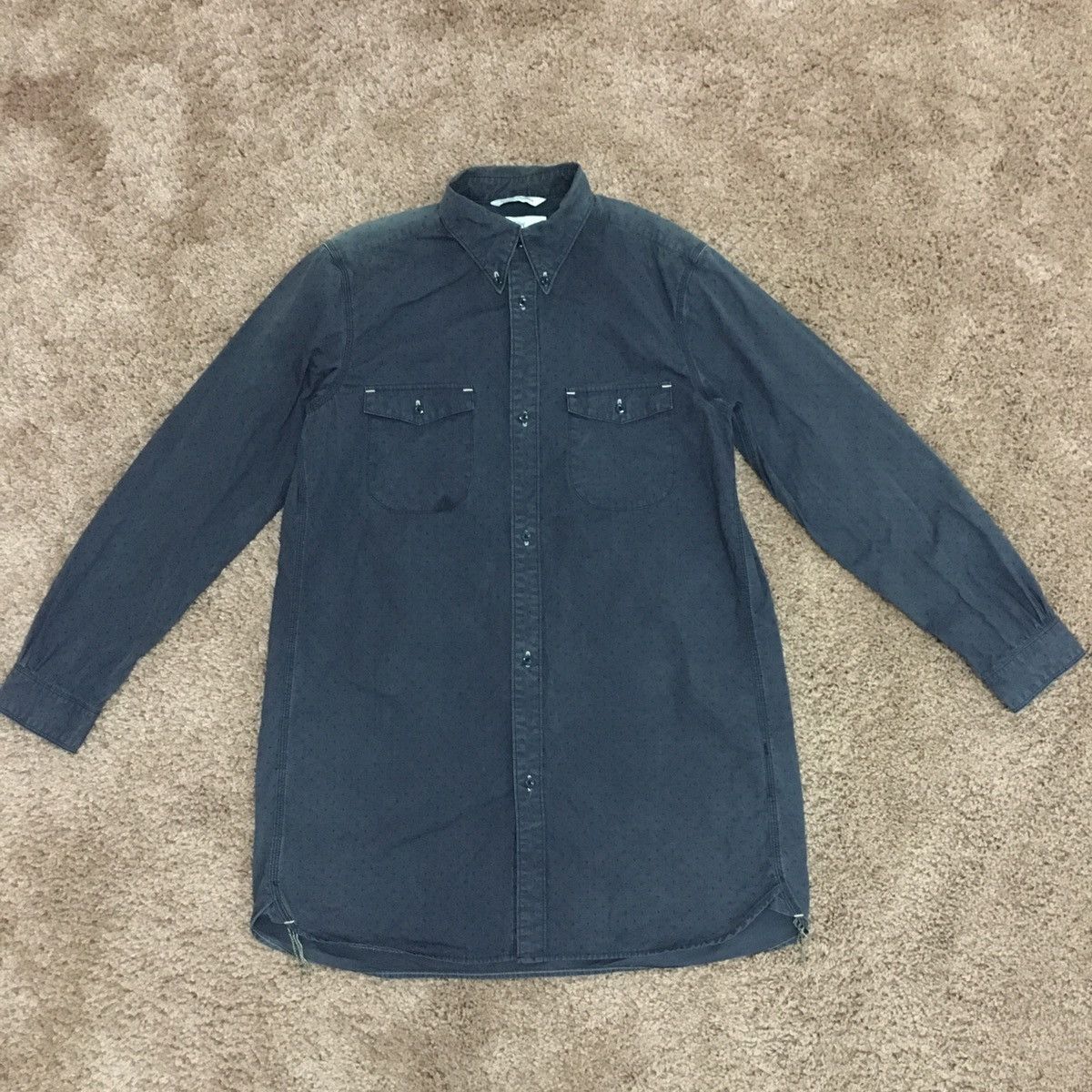 Japanese Brand work not work long shirt Size US M / EU 48-50 / 2 - 1 Thumbnail