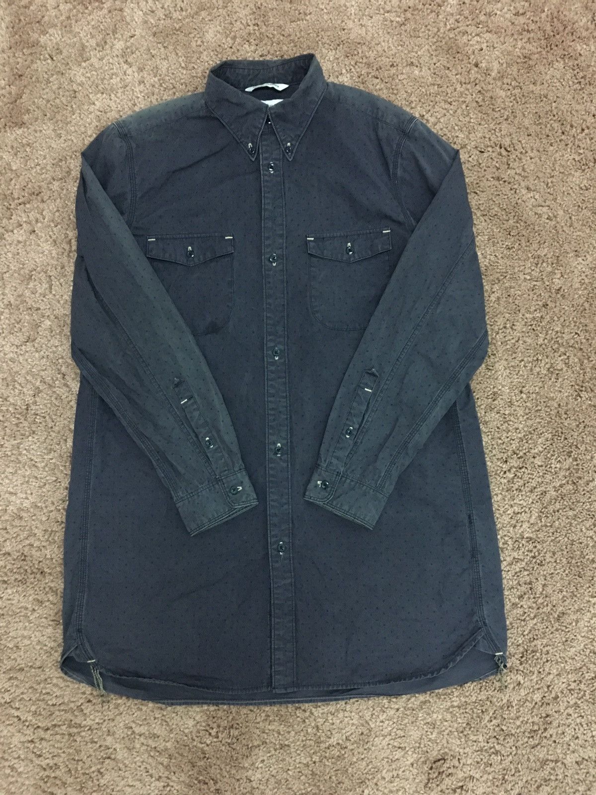 Japanese Brand work not work long shirt Size US M / EU 48-50 / 2 - 5 Thumbnail