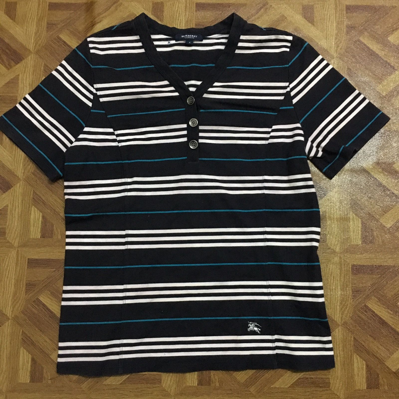 Burberry stripe tee Size US S / EU 44-46 / 1 - 1 Thumbnail