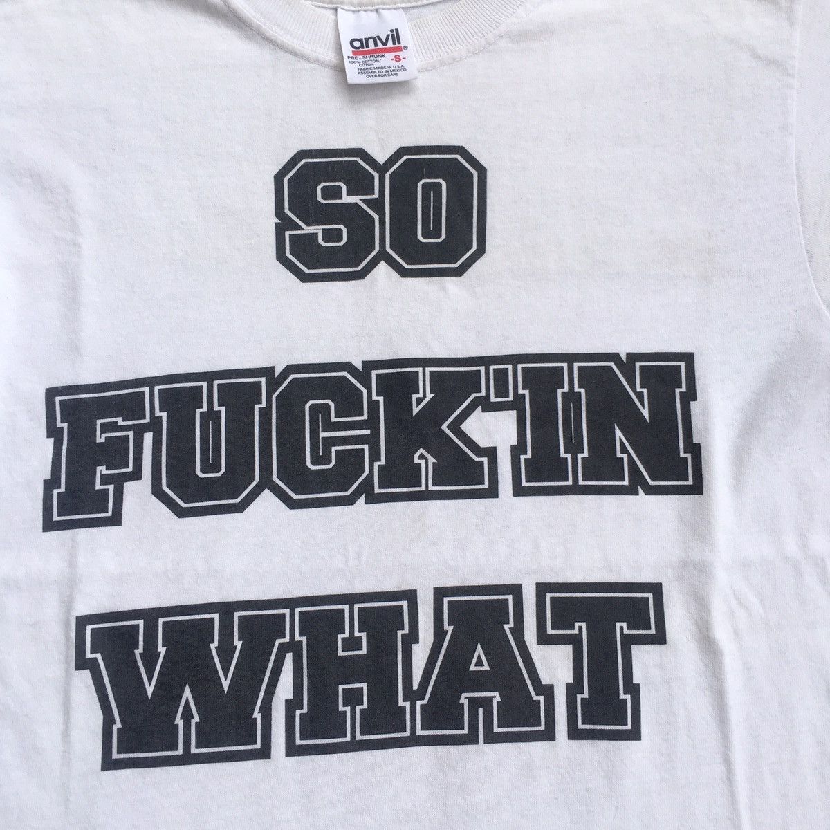Anvil vintage words tee Size US S / EU 44-46 / 1 - 2 Thumbnail