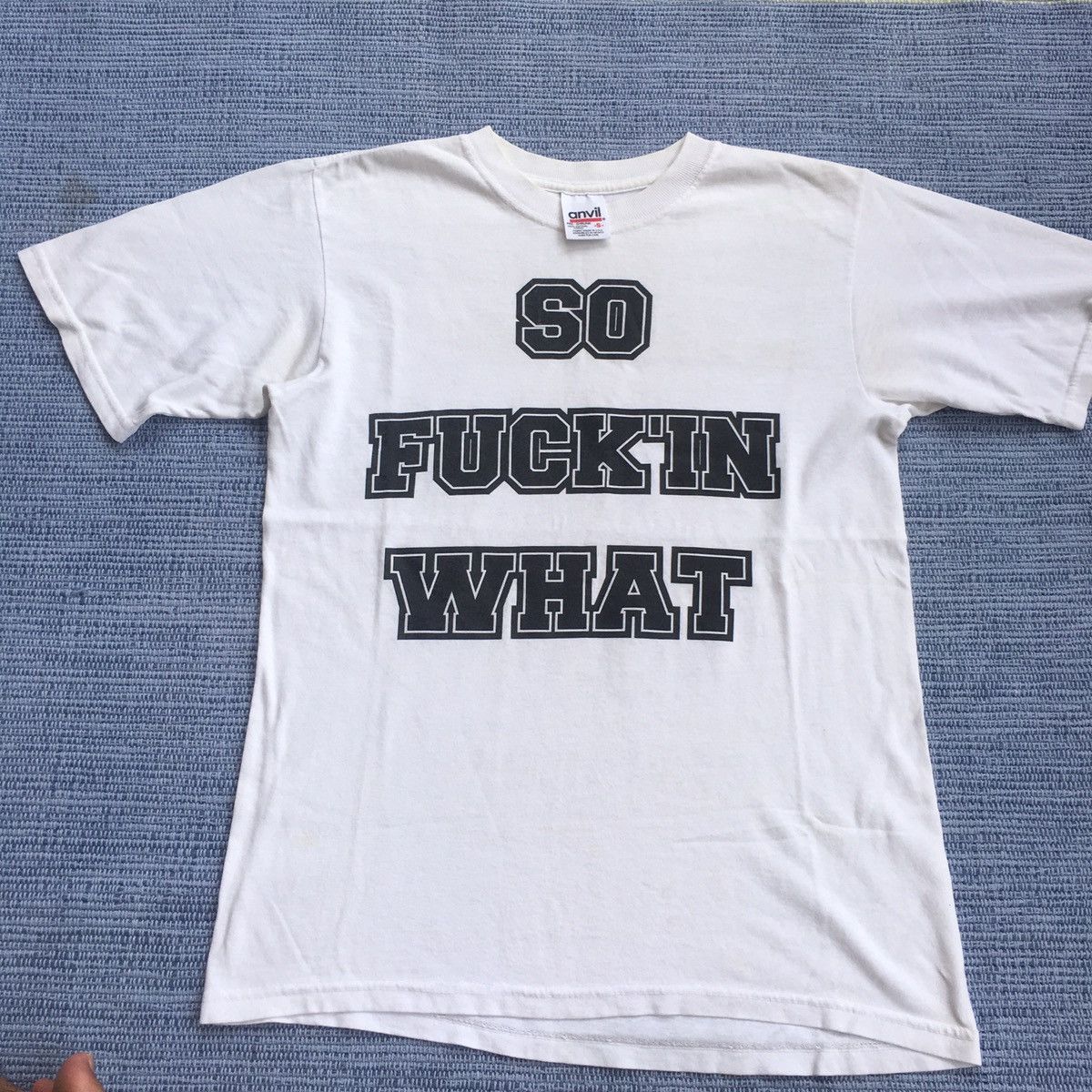 Anvil vintage words tee Size US S / EU 44-46 / 1 - 1 Thumbnail