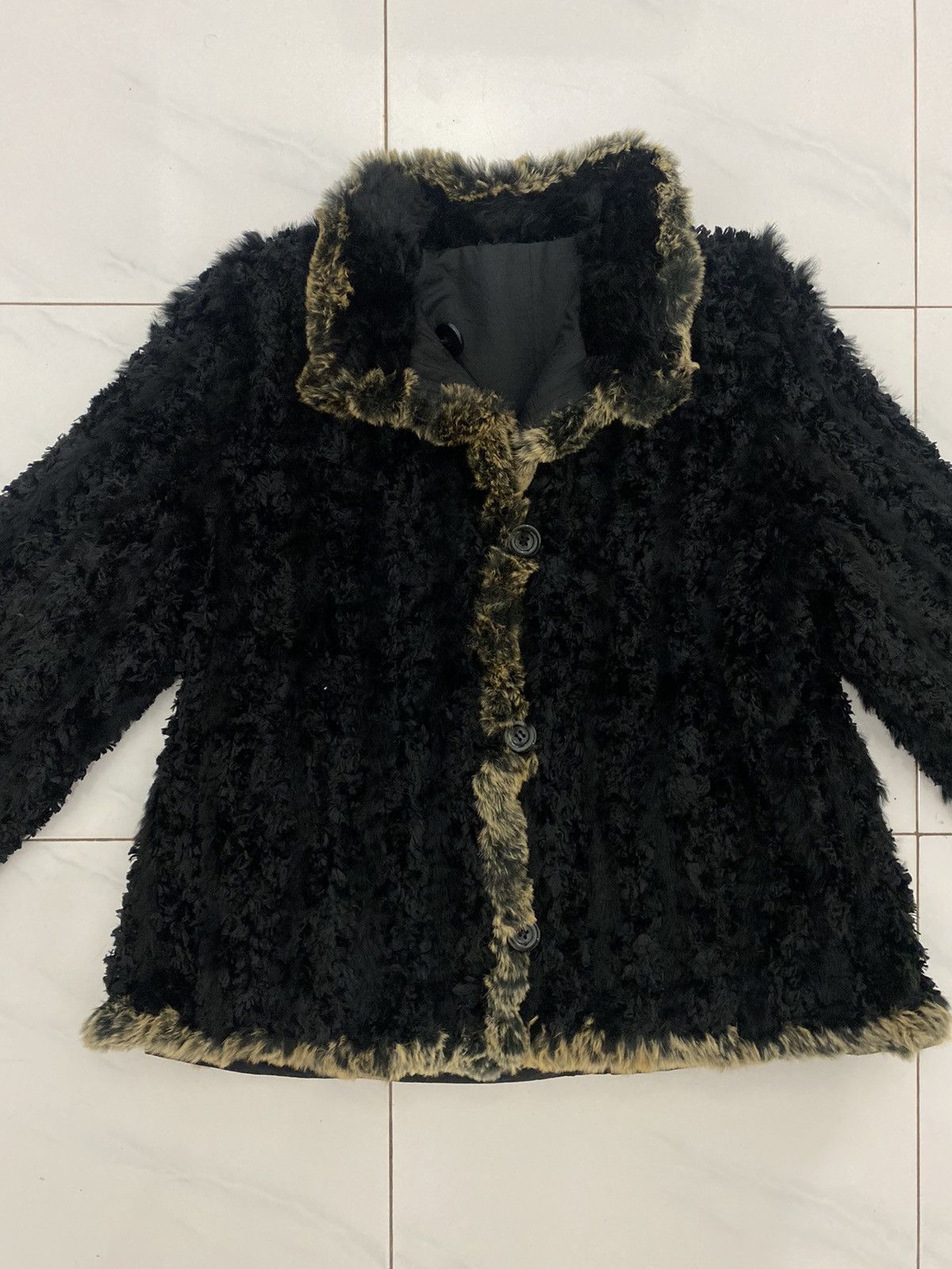 Japanese Brand VTG Faux Furs Rosase Club Reversible Jacket Size US L / EU 52-54 / 3 - 3 Thumbnail