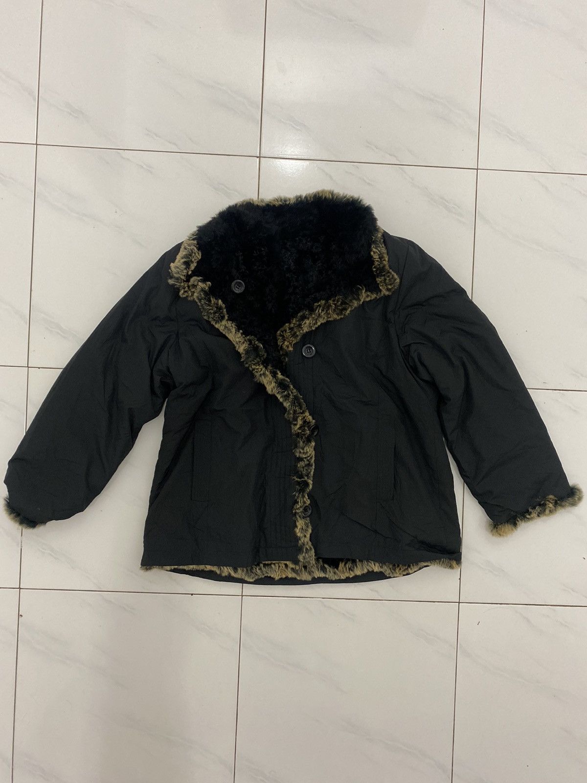 Japanese Brand VTG Faux Furs Rosase Club Reversible Jacket Size US L / EU 52-54 / 3 - 9 Thumbnail