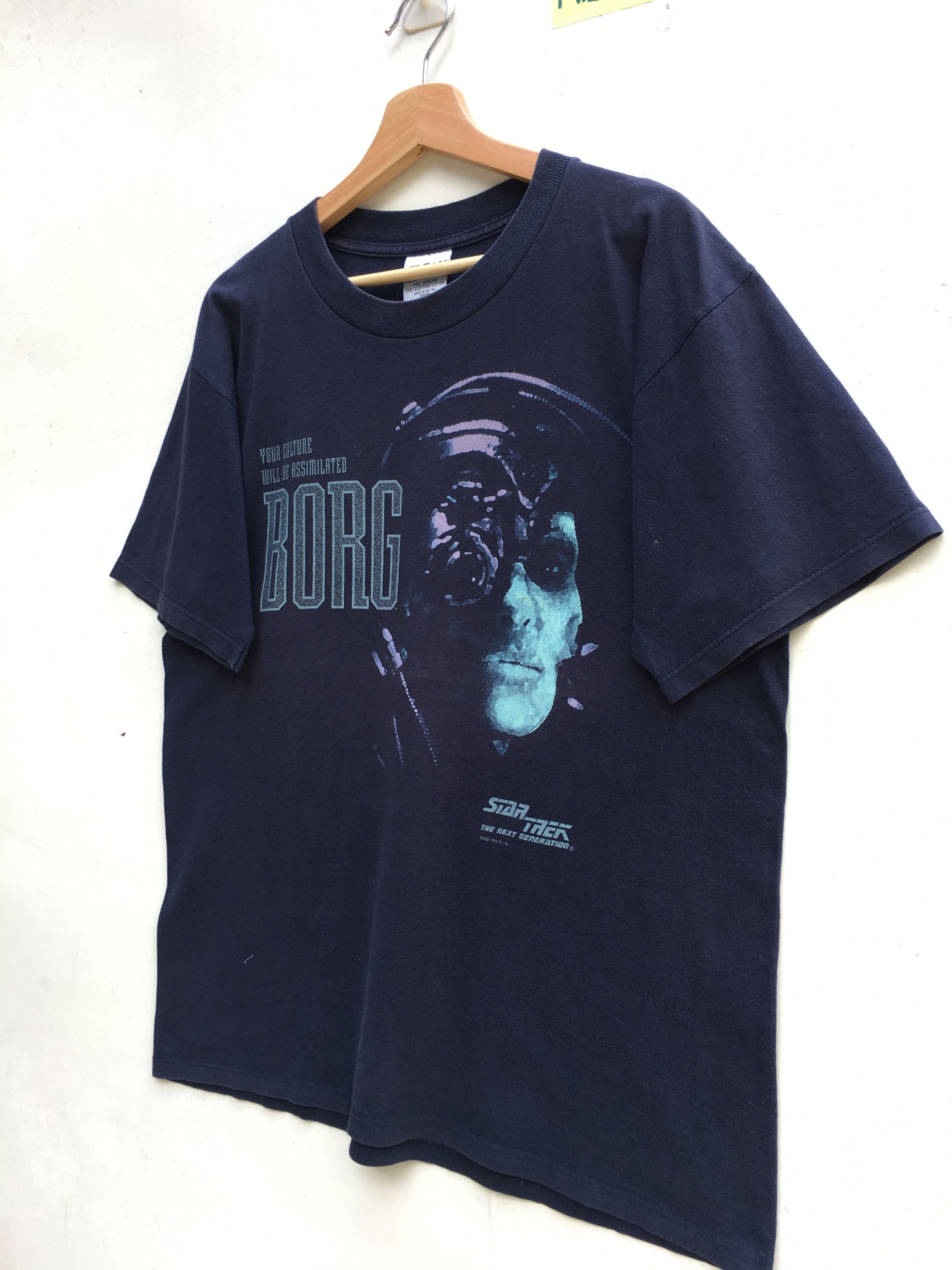 Vintage Vintage 90s famous movie Star Trek "the next generation" Size US L / EU 52-54 / 3 - 3 Thumbnail