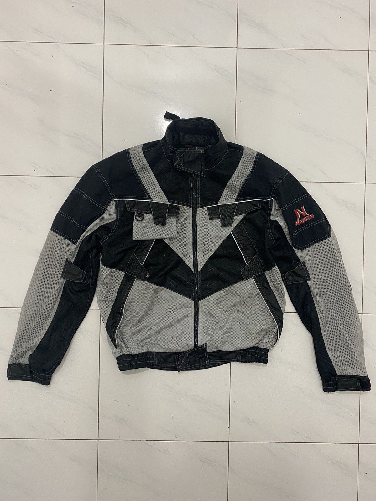 Japanese Brand VTG Nankai Riding Motorcycles Jacket Size US XL / EU 56 / 4 - 2 Thumbnail