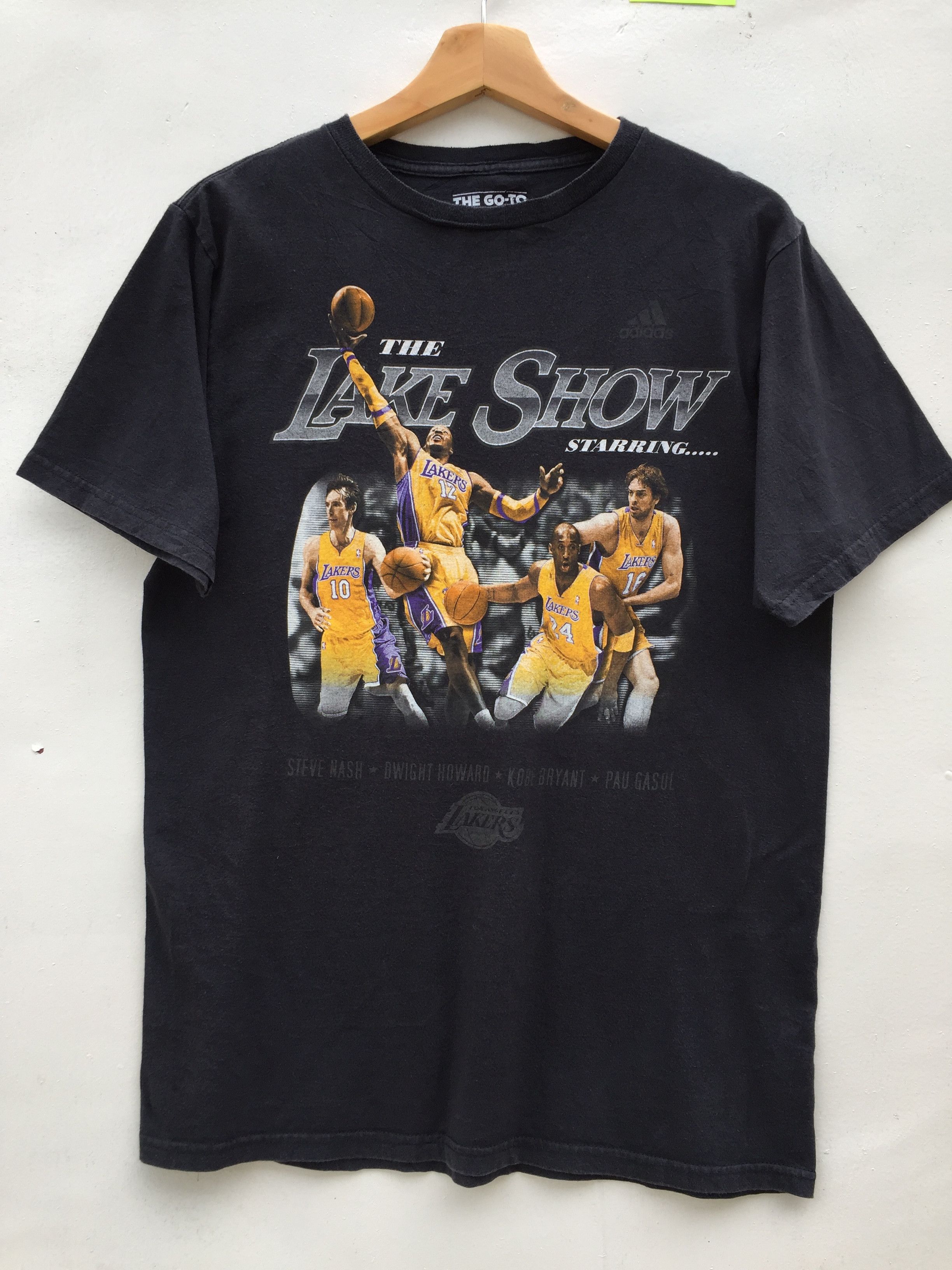 Adidas Vintage Kobe Bryant Mentality The Lake Show Tee Size US M / EU 48-50 / 2 - 6 Thumbnail