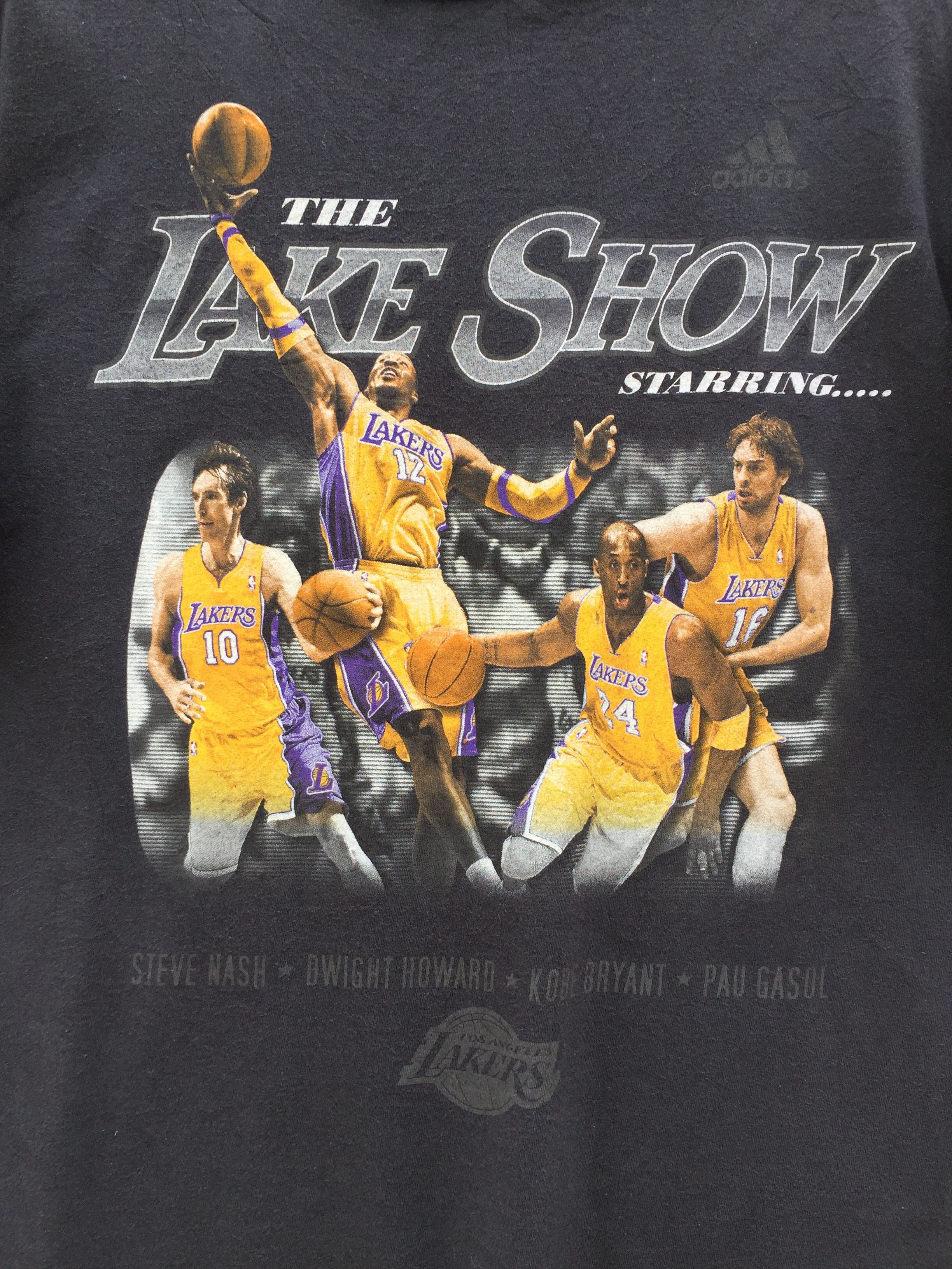 Adidas Vintage Kobe Bryant Mentality The Lake Show Tee Size US M / EU 48-50 / 2 - 3 Thumbnail
