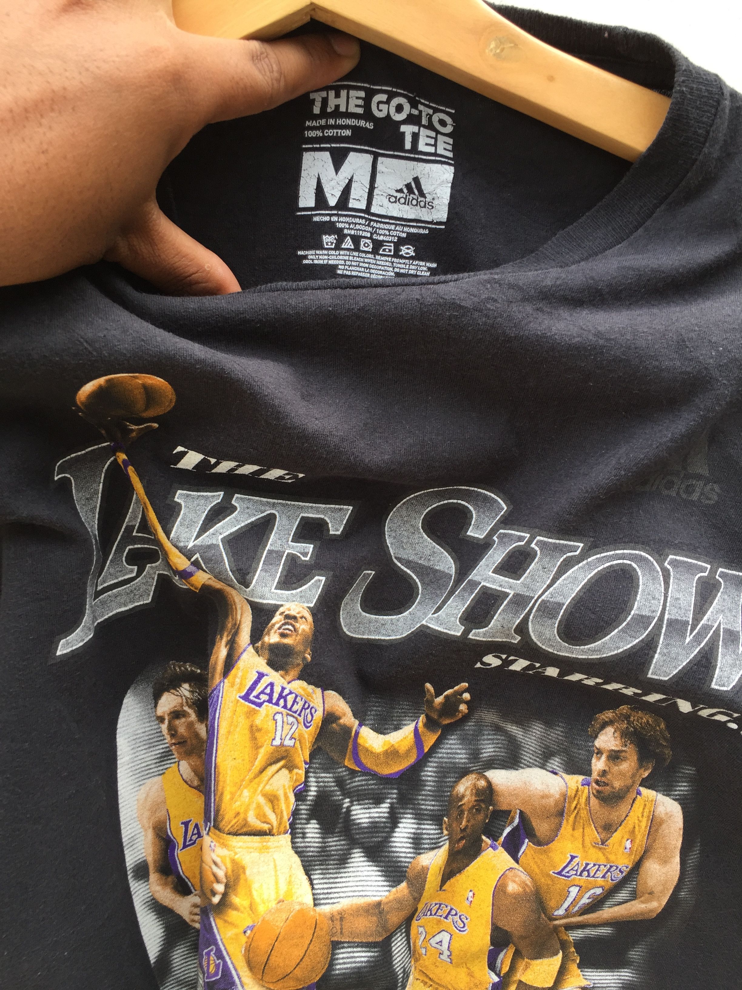 Adidas Vintage Kobe Bryant Mentality The Lake Show Tee Size US M / EU 48-50 / 2 - 7 Thumbnail