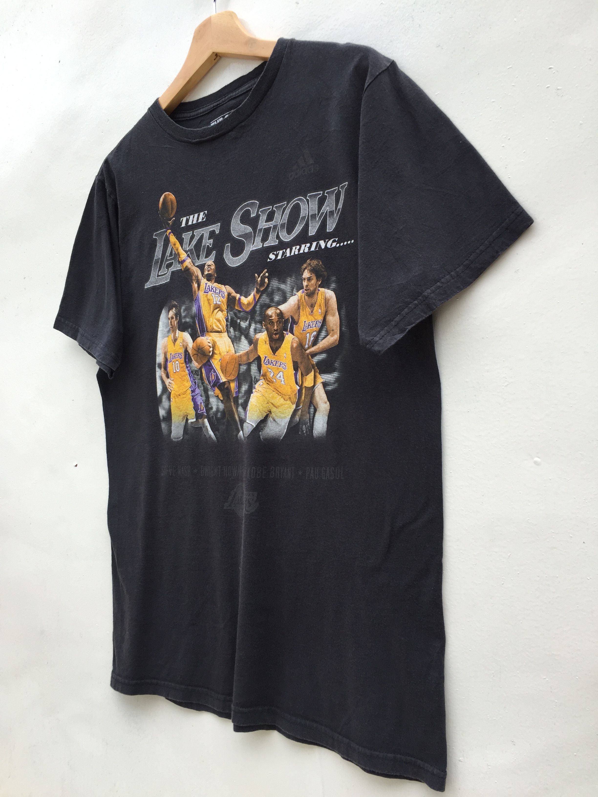 Adidas Vintage Kobe Bryant Mentality The Lake Show Tee Size US M / EU 48-50 / 2 - 5 Thumbnail