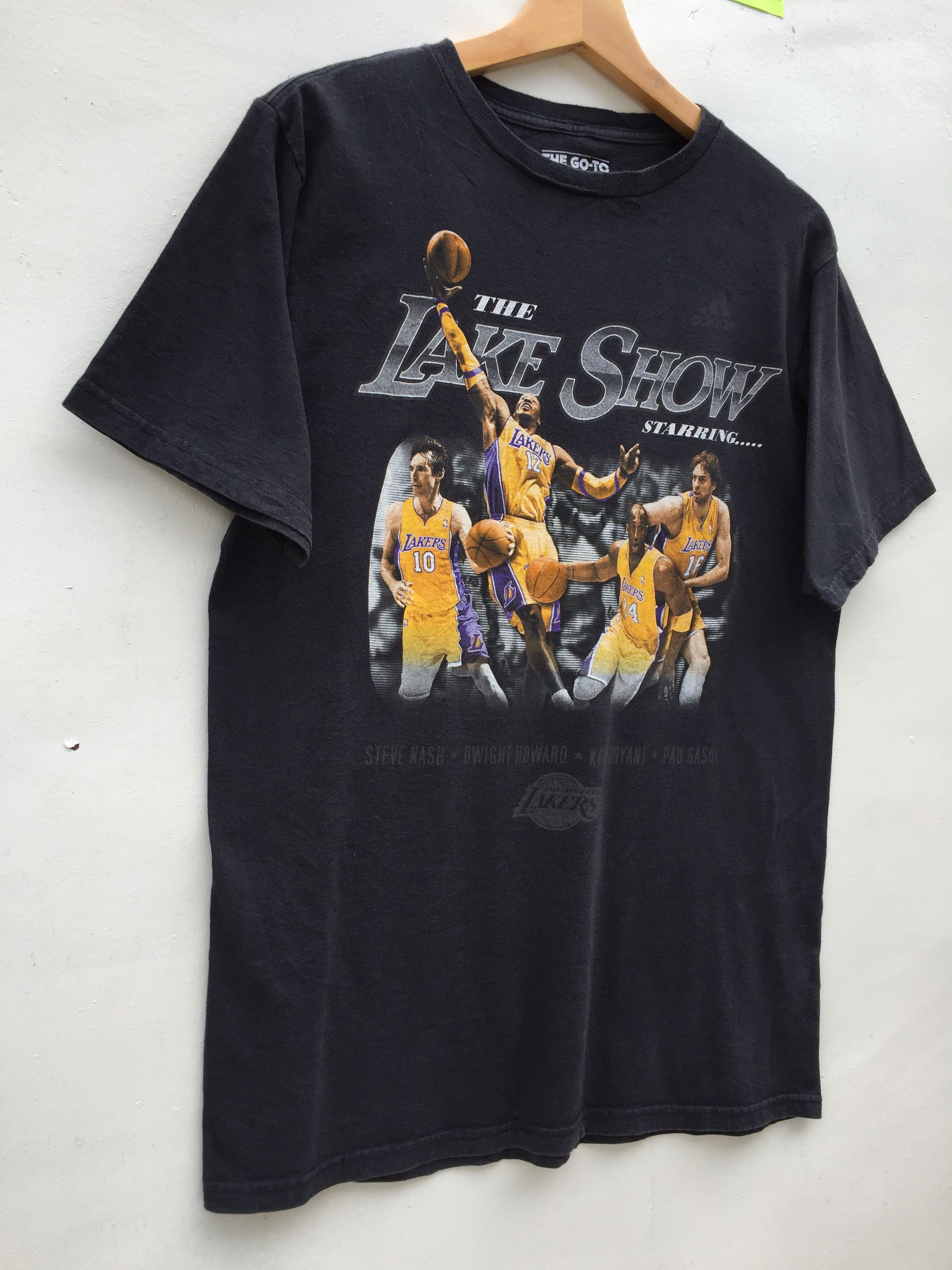 Adidas Vintage Kobe Bryant Mentality The Lake Show Tee Size US M / EU 48-50 / 2 - 4 Thumbnail