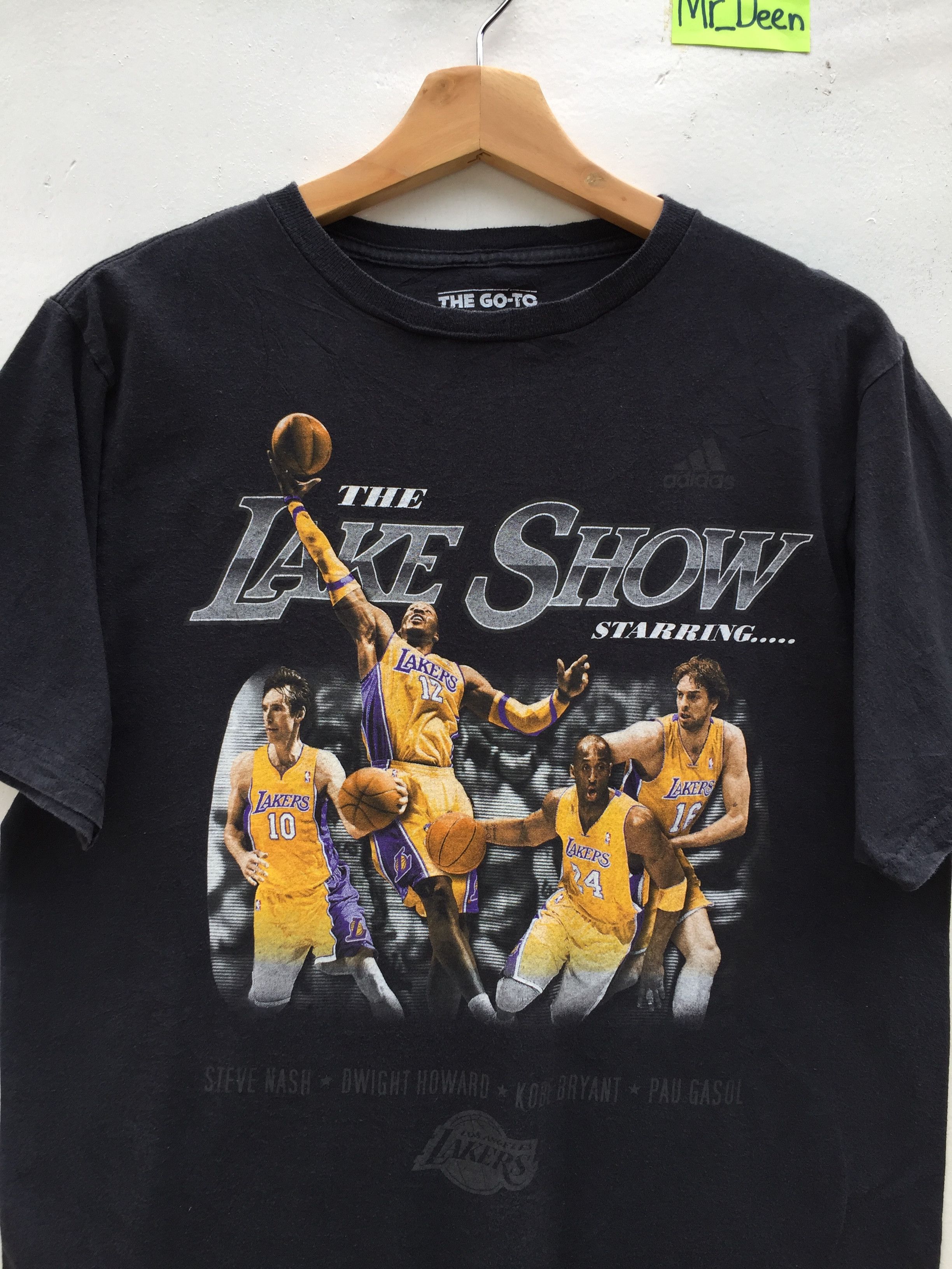 Adidas Vintage Kobe Bryant Mentality The Lake Show Tee Size US M / EU 48-50 / 2 - 2 Thumbnail