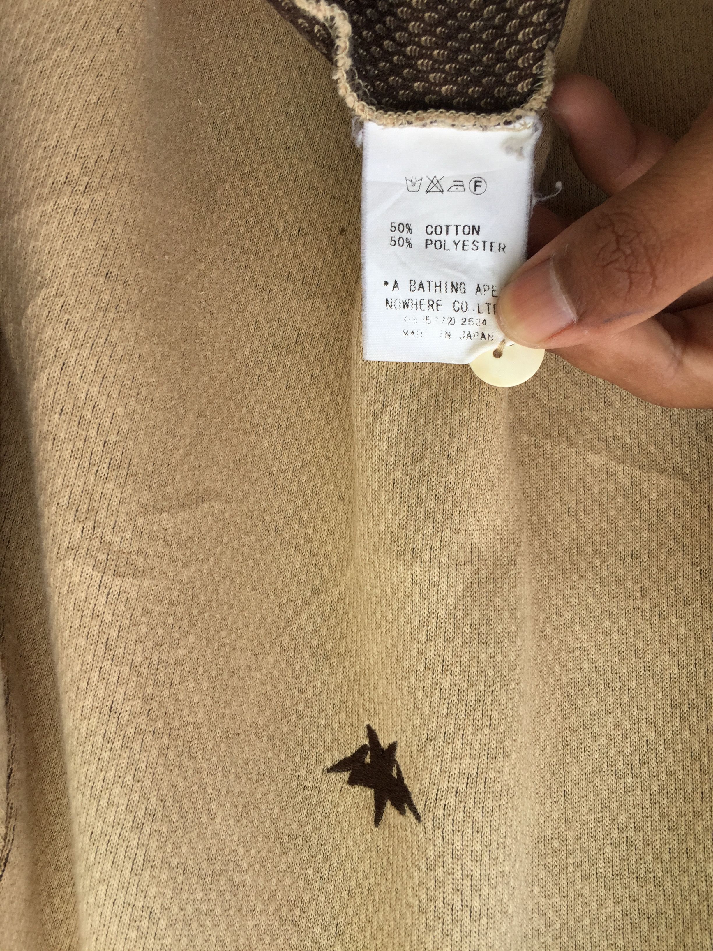 Bape Bapesta One Point Polo Size US XL / EU 56 / 4 - 10 Thumbnail