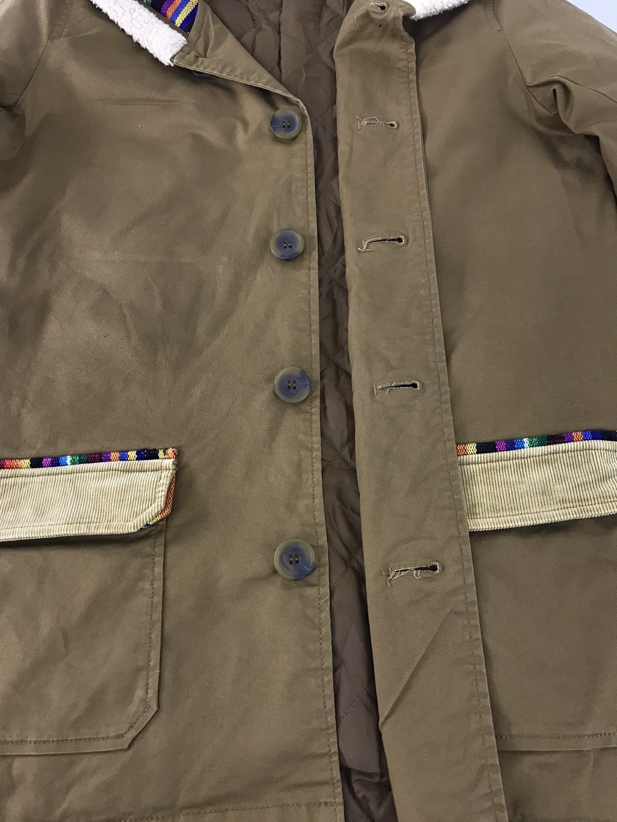 Japanese Brand Tititaca Hype Style Jacket Fashion Mix Khakis Light Padded Size US M / EU 48-50 / 2 - 2 Thumbnail