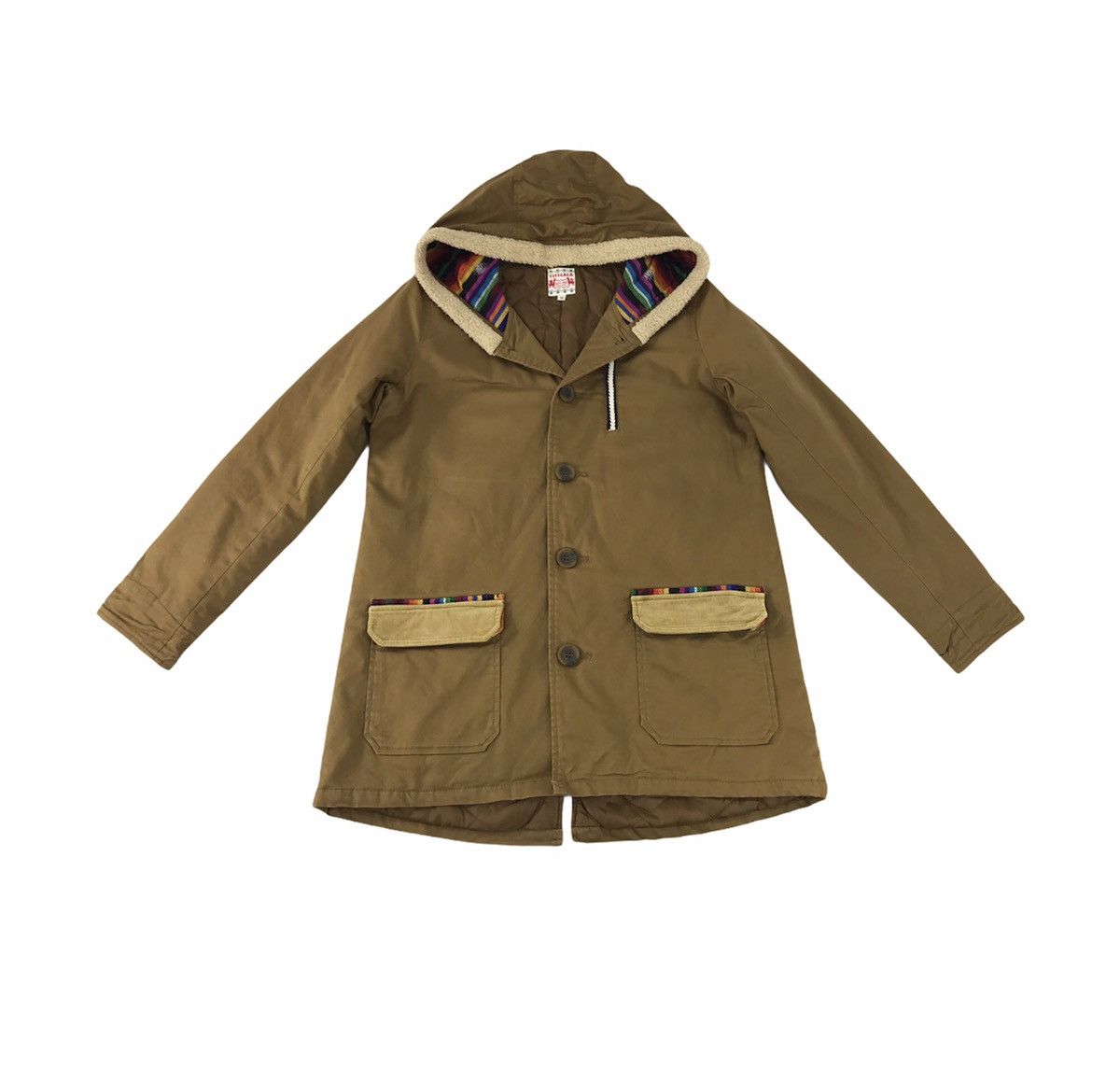 Japanese Brand Tititaca Hype Style Jacket Fashion Mix Khakis Light Padded Size US M / EU 48-50 / 2 - 1 Thumbnail