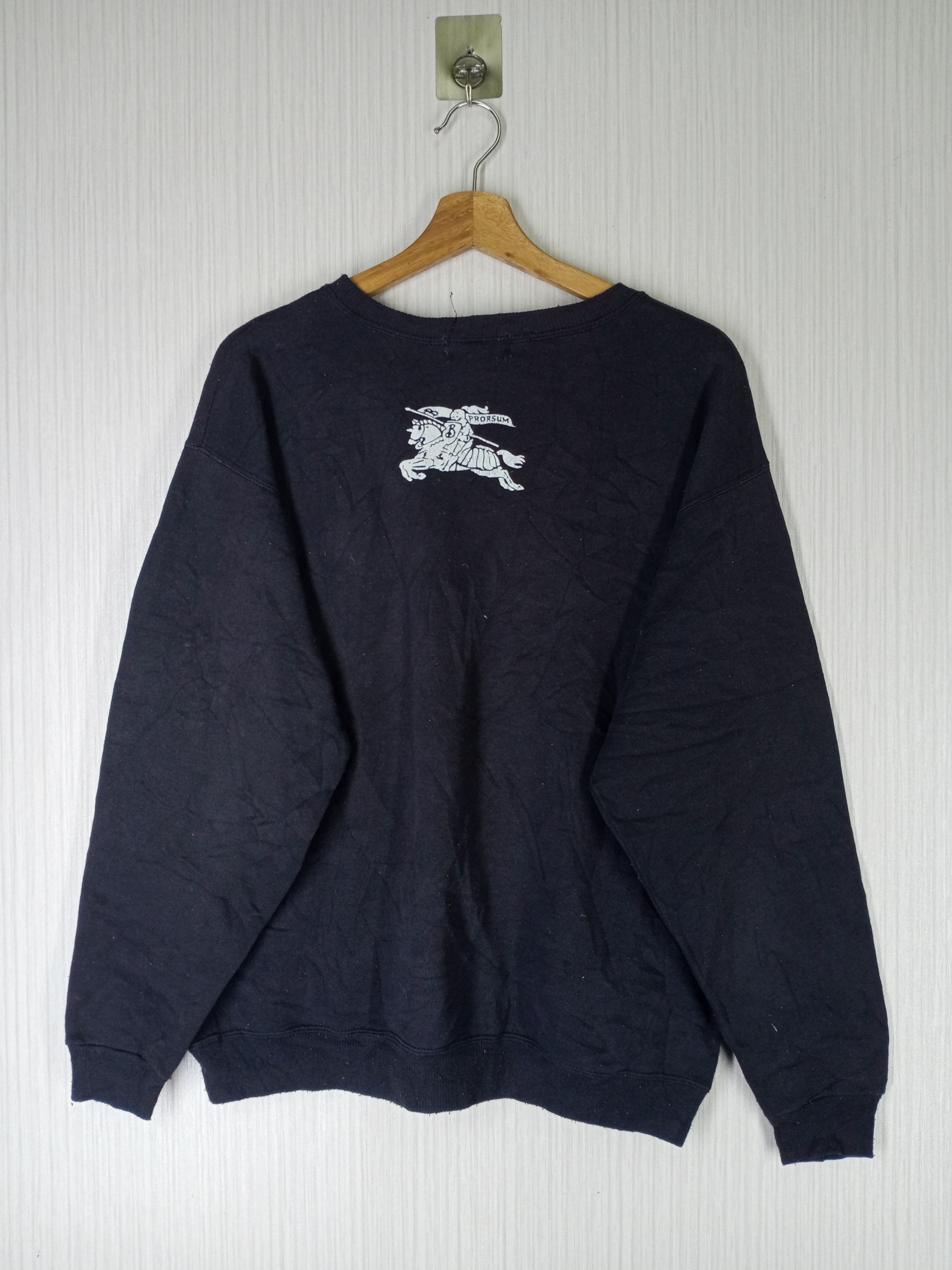 Burberry Rare Vintage Burberry Prorsum Big Logo Sweatshirt Size US M / EU 48-50 / 2 - 2 Thumbnail