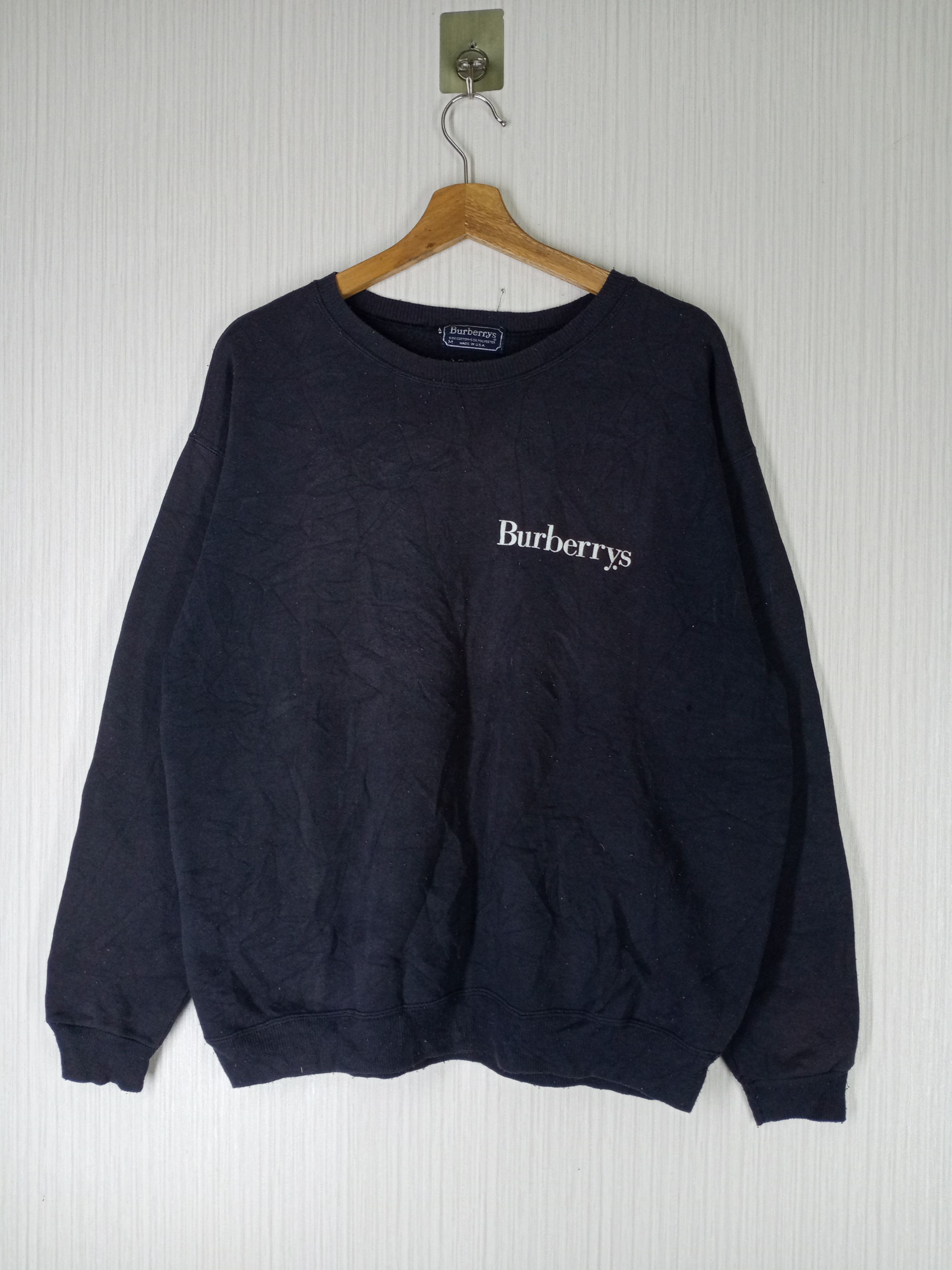 Burberry Rare Vintage Burberry Prorsum Big Logo Sweatshirt Size US M / EU 48-50 / 2 - 1 Thumbnail