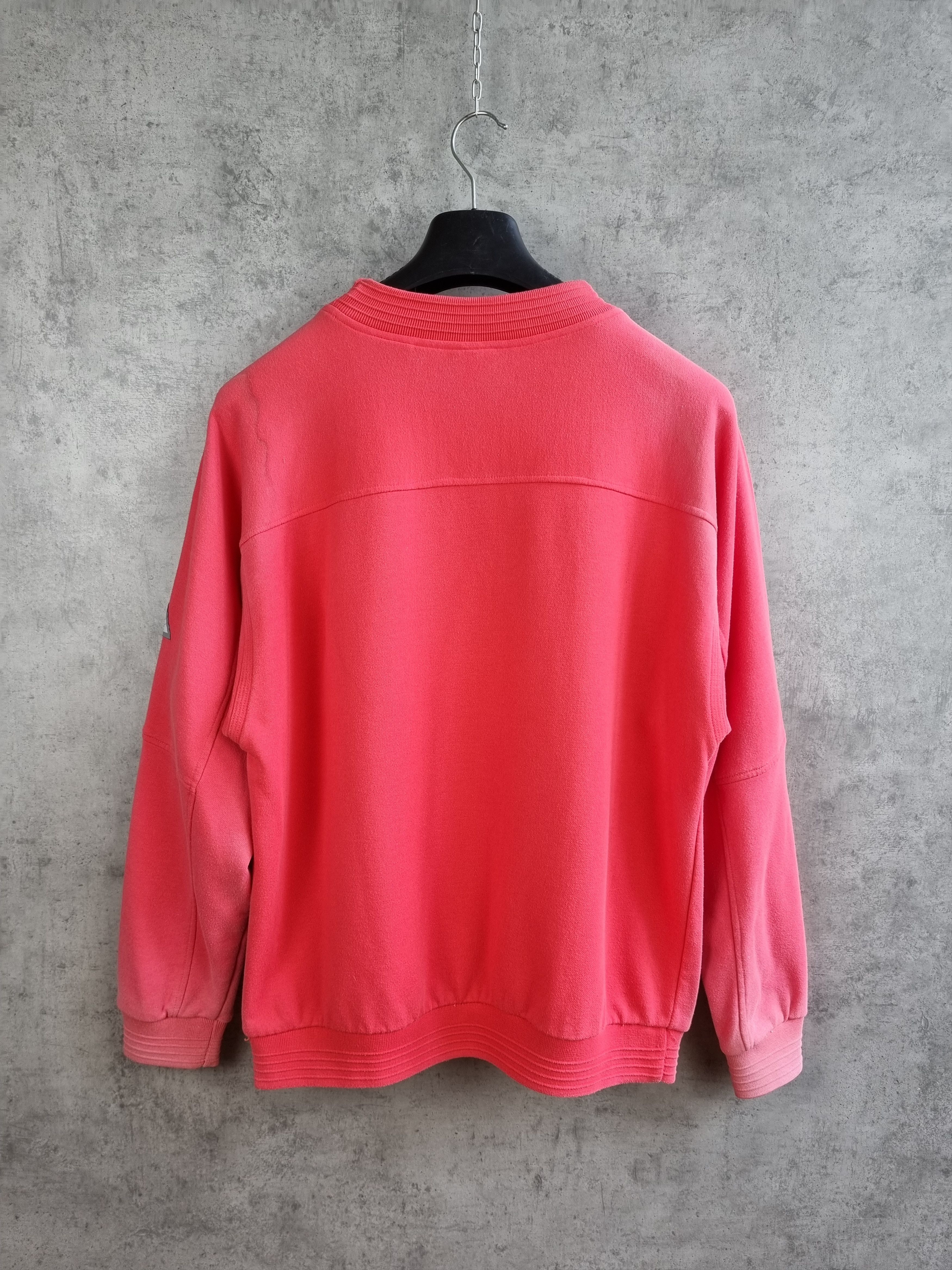 Nike × Vintage Rare 90s NIKE USA Faded Pink Embroidered Logo Sweatshirt Size US L / EU 52-54 / 3 - 4 Thumbnail